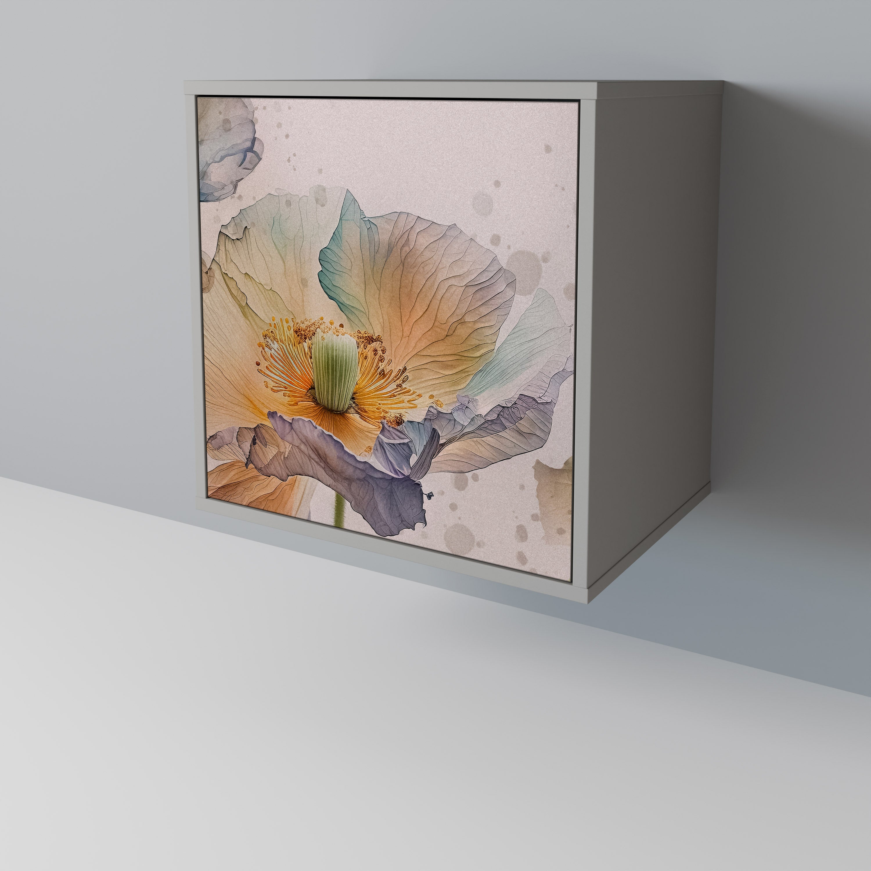 SOFTEN POPPY 1-Door Sideboard