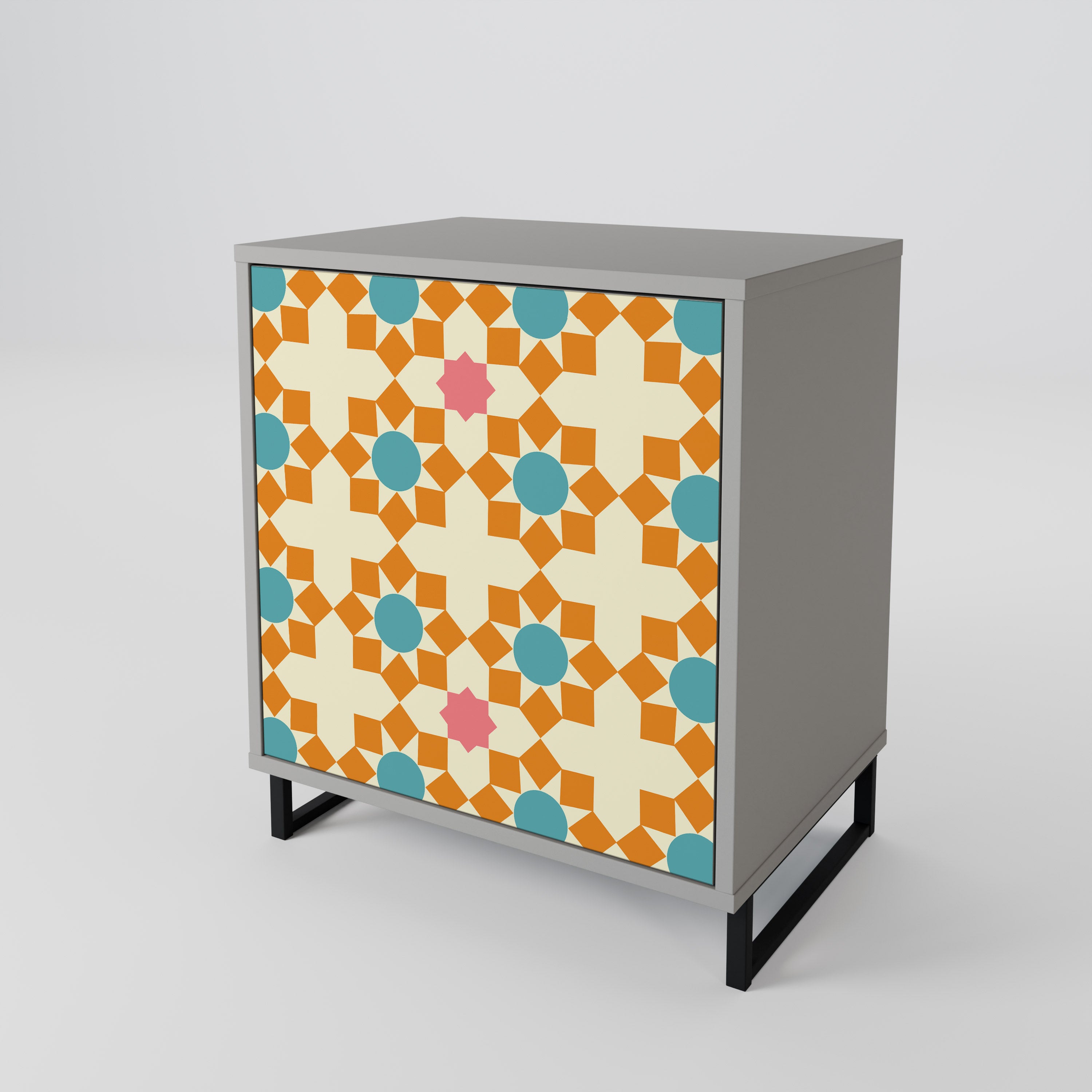 FLORAL DECOR 1-Door Sideboard