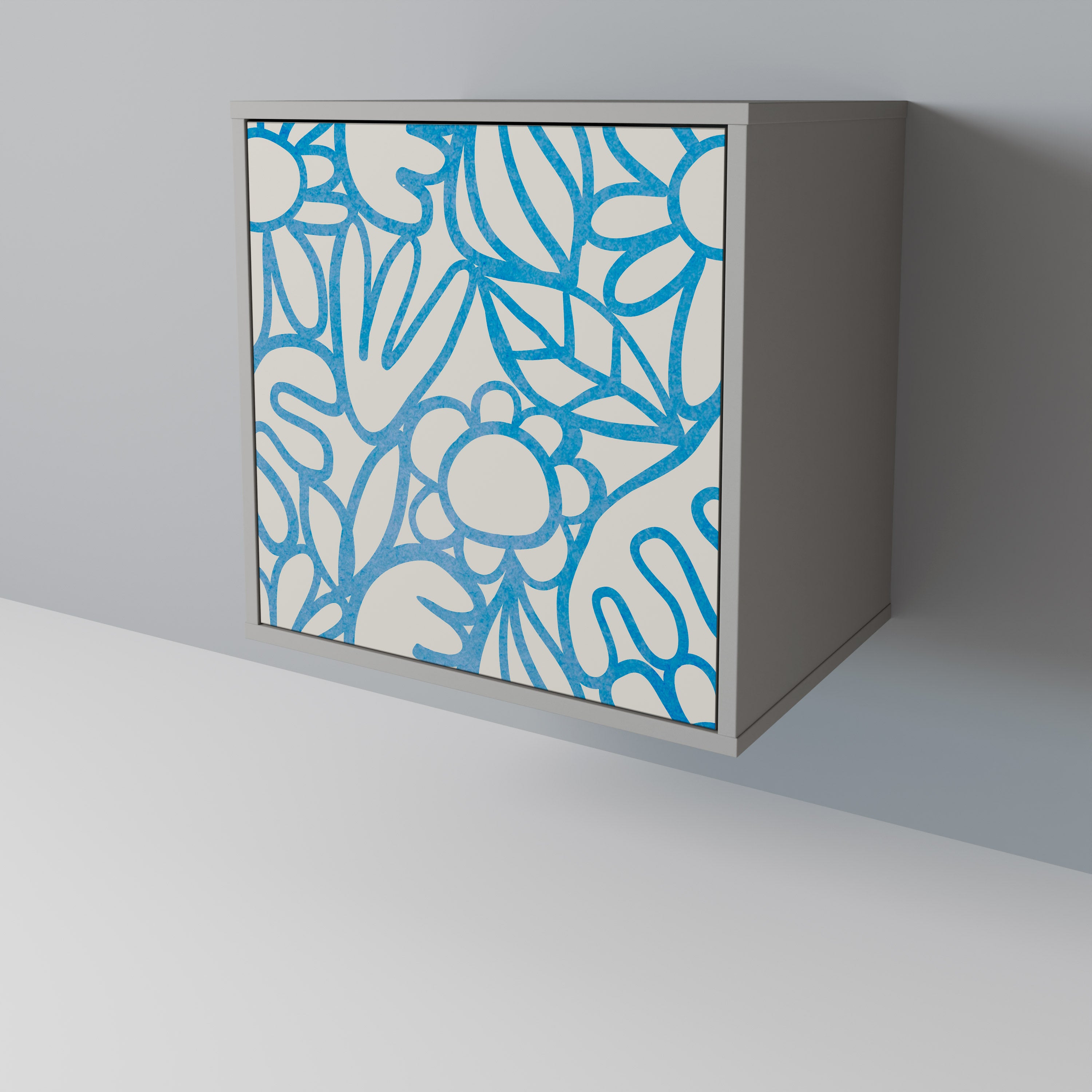 BLOOMY MORNING 1-Door Sideboard