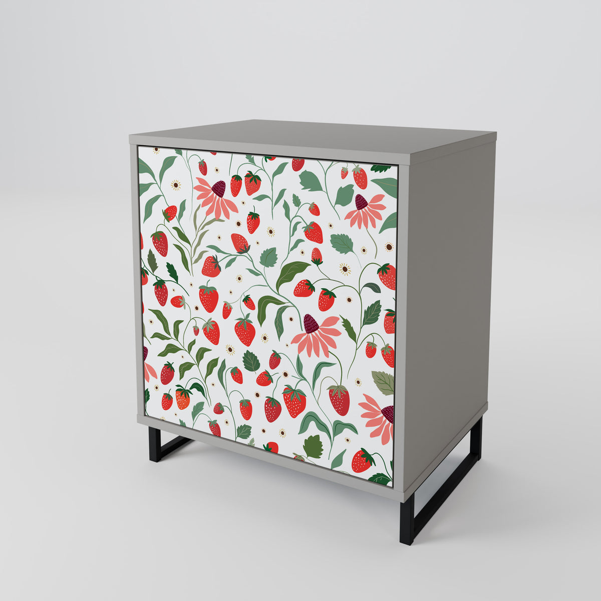 FLOWERS AND STRAWBERRIES 1-türiges Sideboard