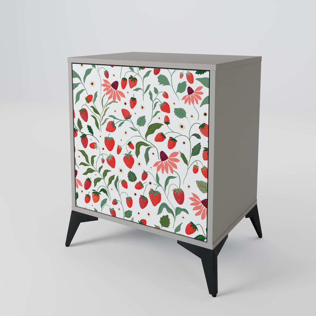 FLOWERS AND STRAWBERRIES 1-türiges Sideboard
