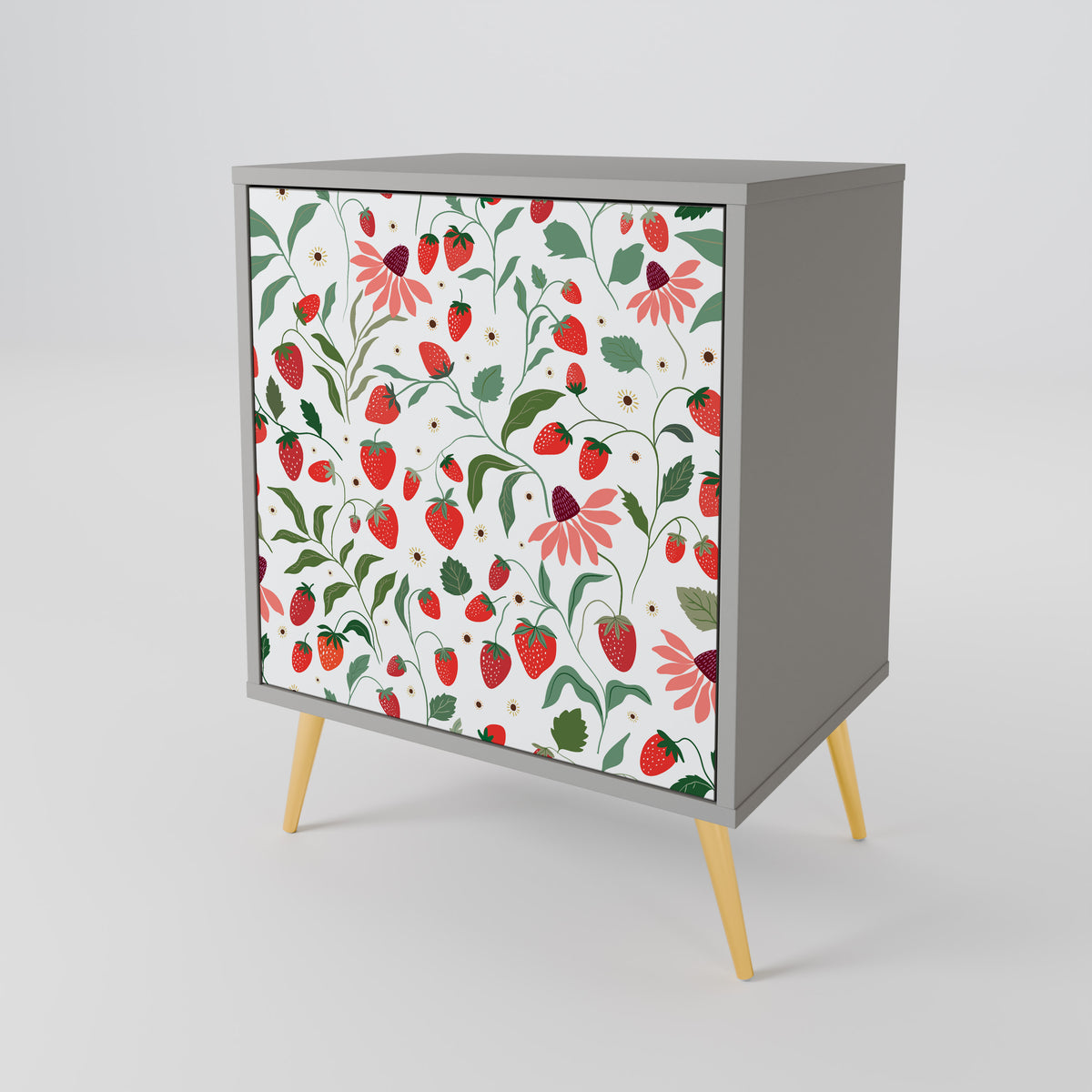 FLOWERS AND STRAWBERRIES 1-türiges Sideboard