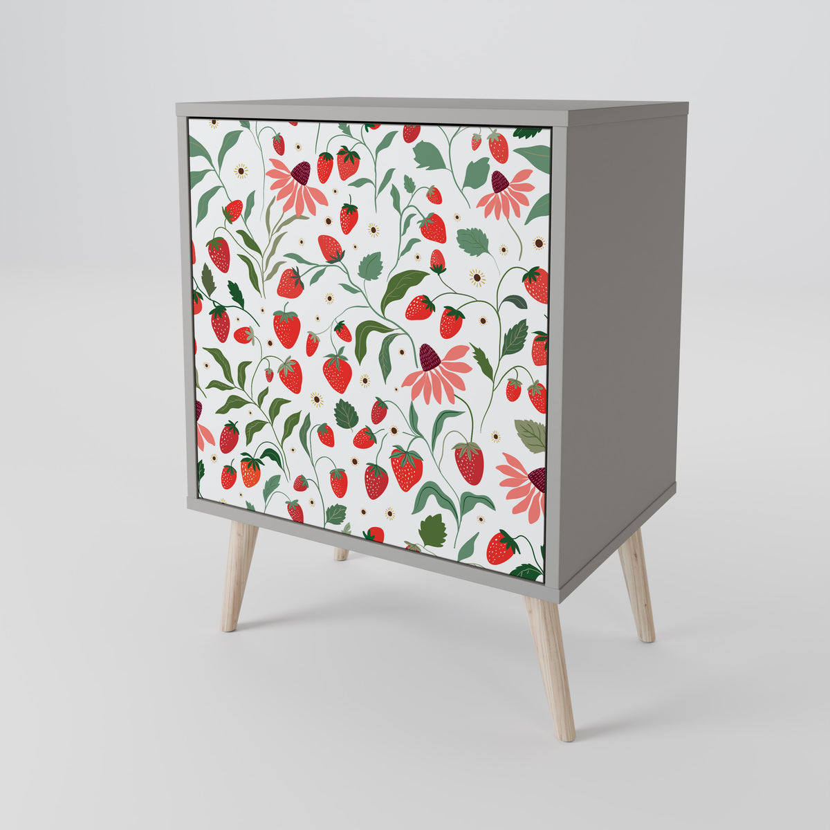 FLOWERS AND STRAWBERRIES 1-türiges Sideboard