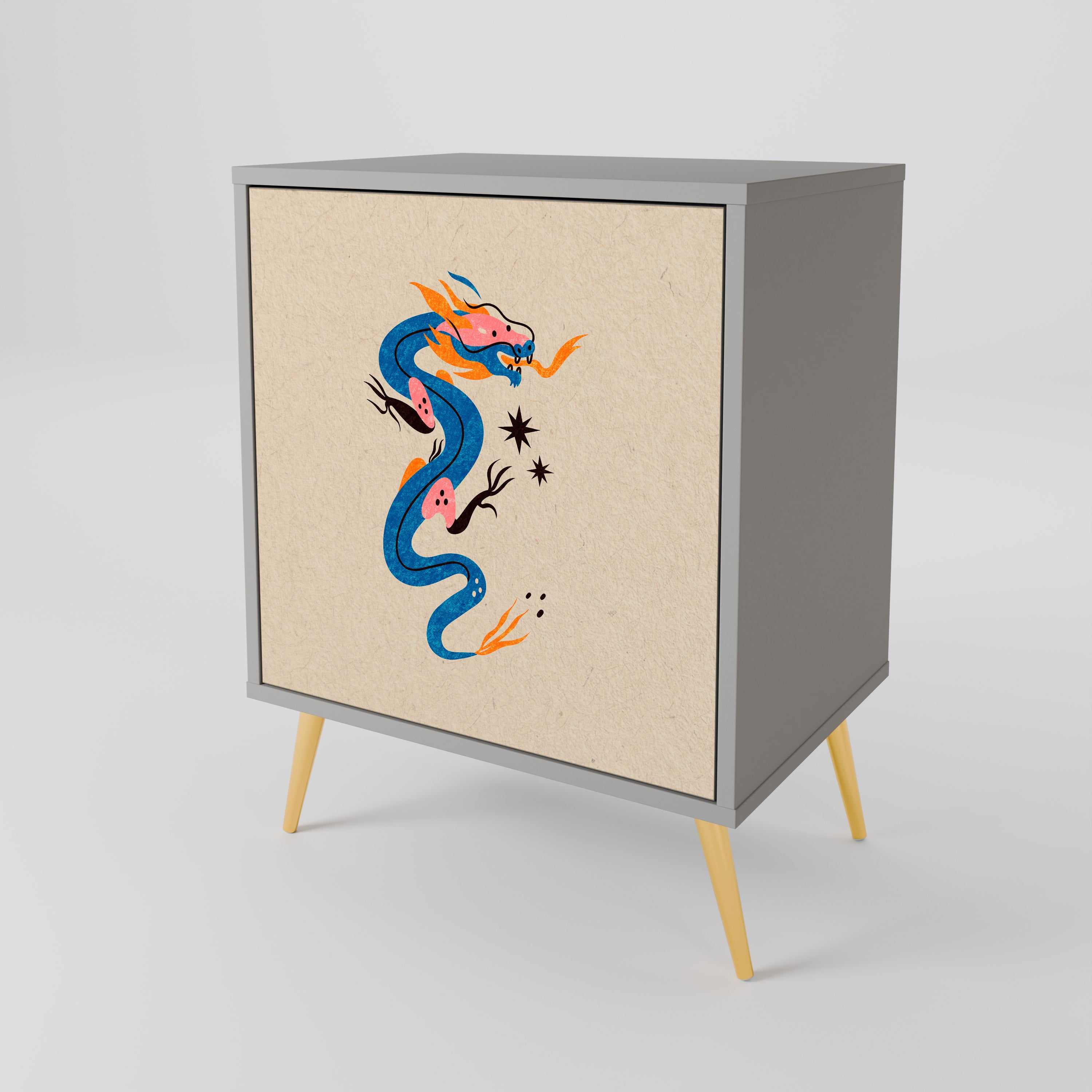 MYTHOLOGICAL CREATURES 1-Door Sideboard