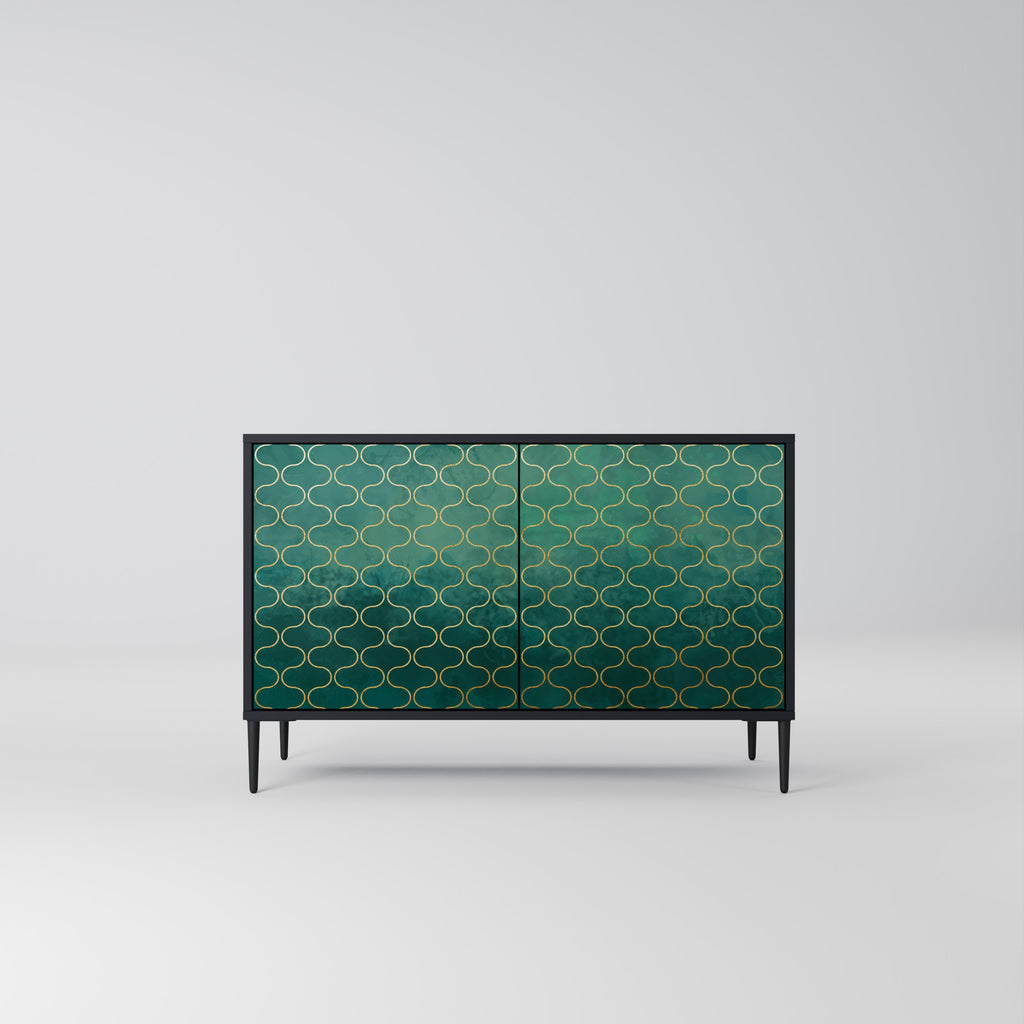 TESSELATED GREENERY 2-türiges Sideboard