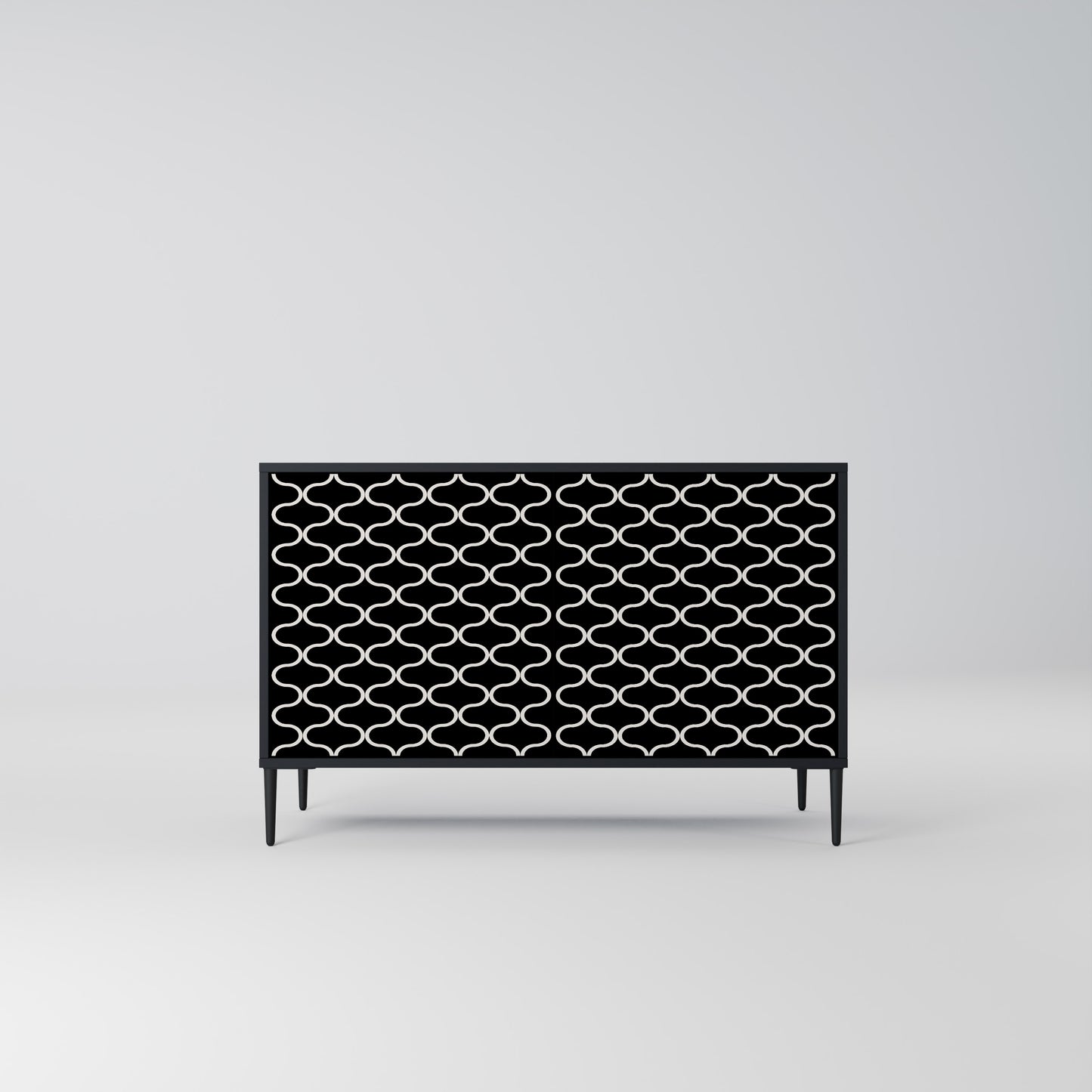 TESSELATED BLACKNESS Aparador de 2 Puertas
