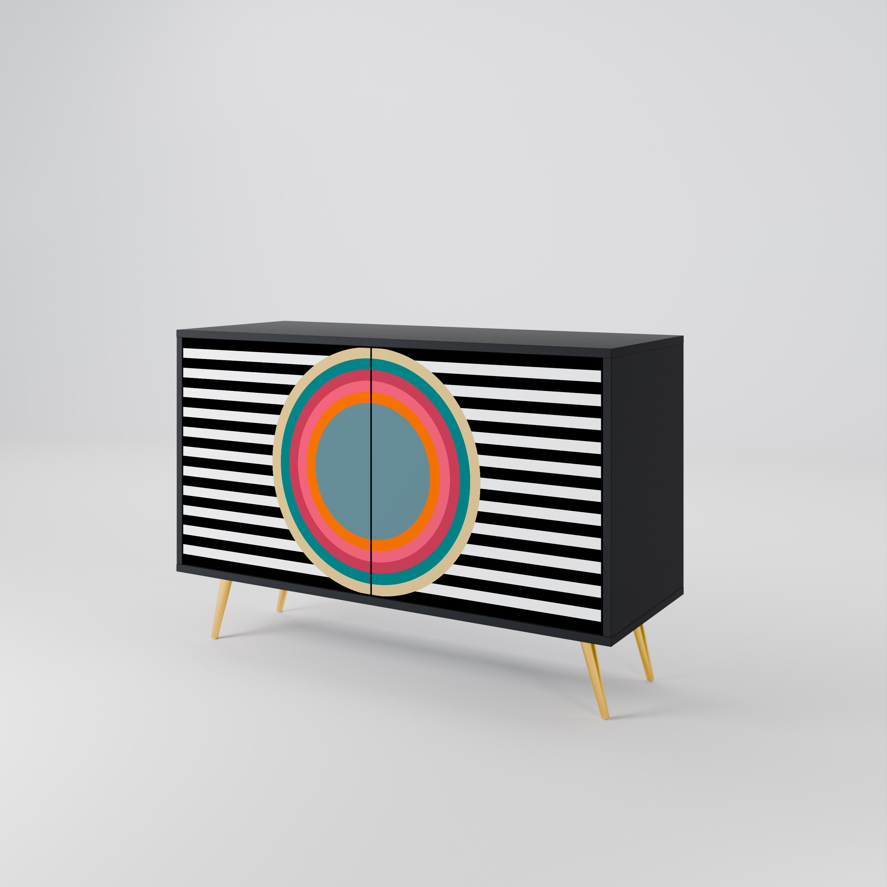 SPECTRA SHOWCASE Skänk med två dörrar