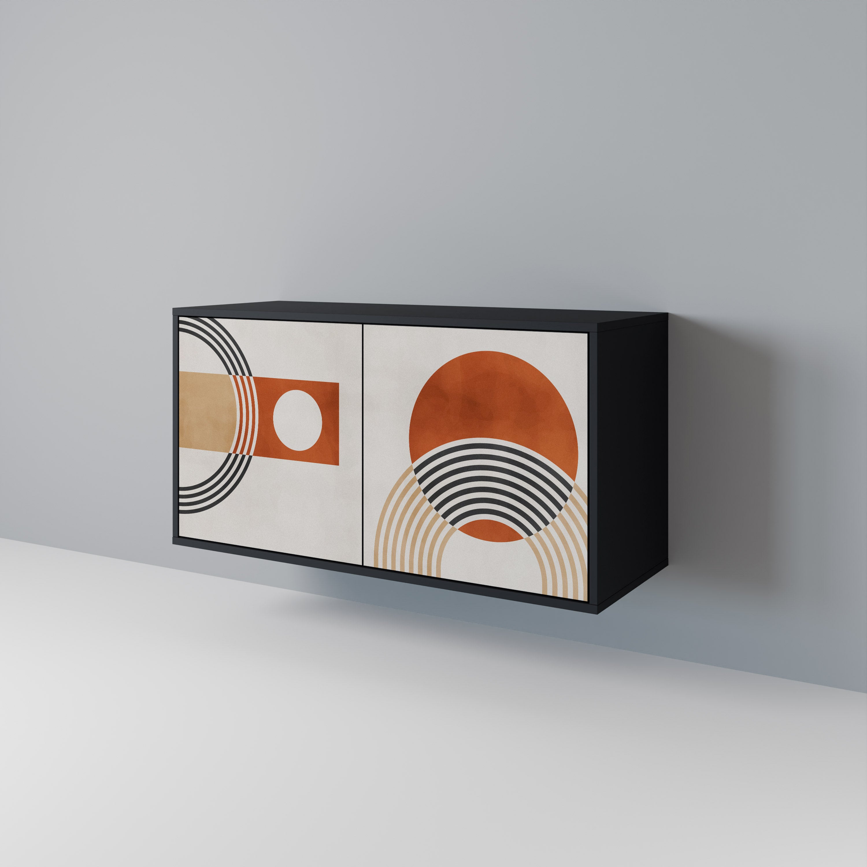 SPACE AROUND Skänk med två dörrar