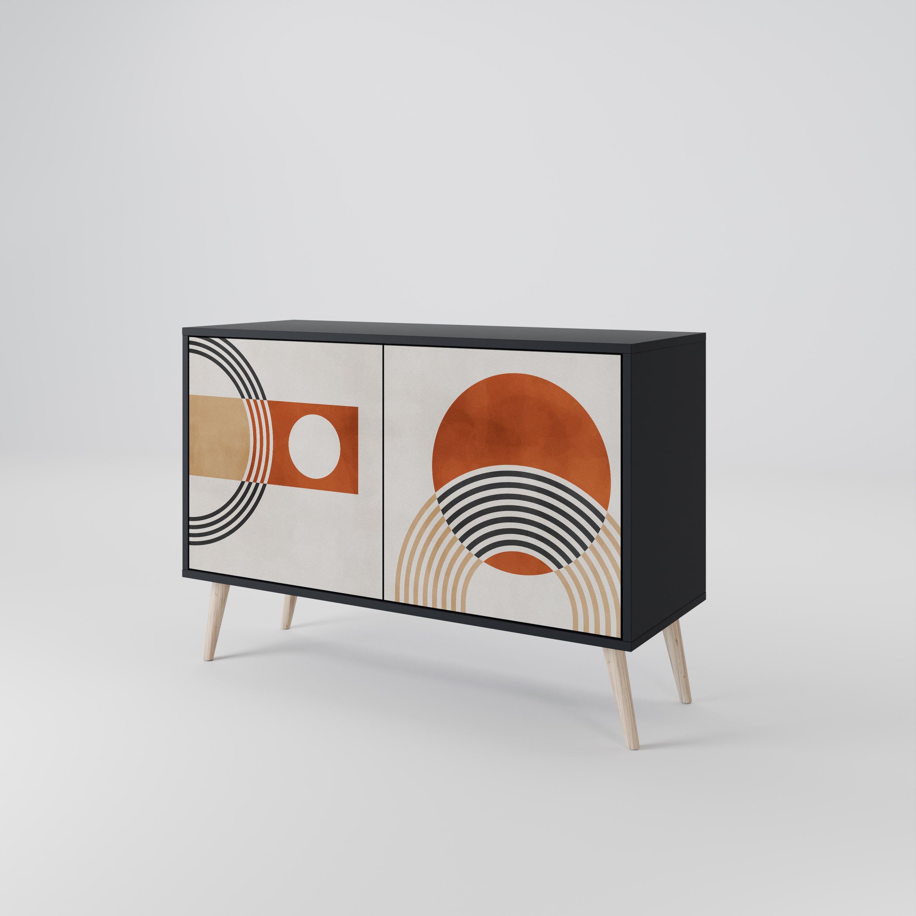 SPACE AROUND Skänk med två dörrar