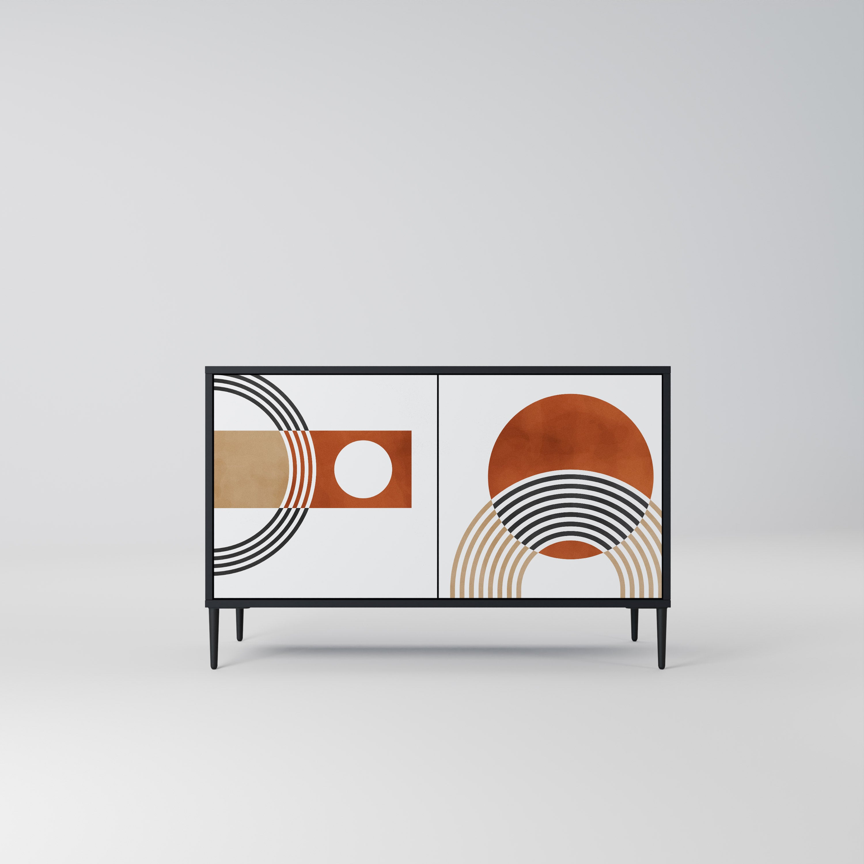 CIRCLE RHYTM Skänk med två dörrar