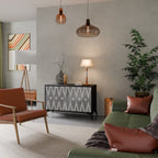 SHARP EDGES Skänk med två dörrar