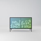 IRREGULAR BLUE Μπουφές 2-θυρών