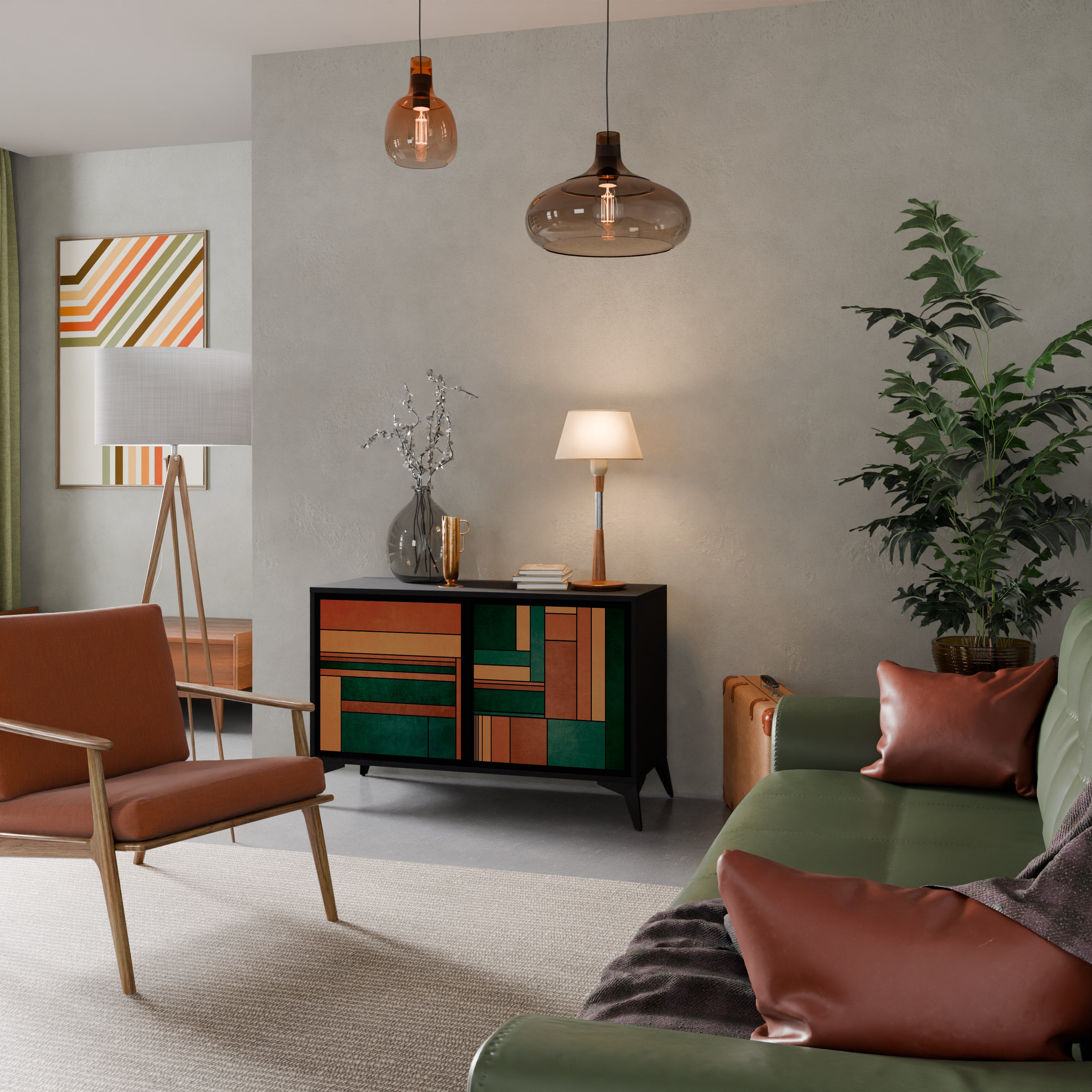 EARTHY FIGURES 2-türiges Sideboard