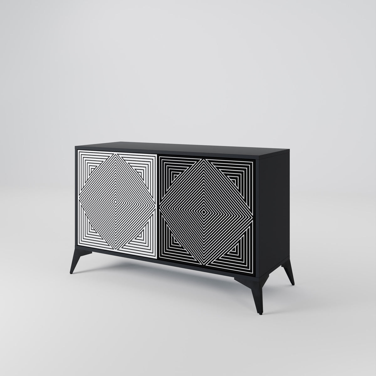 POLYGON ILLUSION Μπουφές 2-θυρών