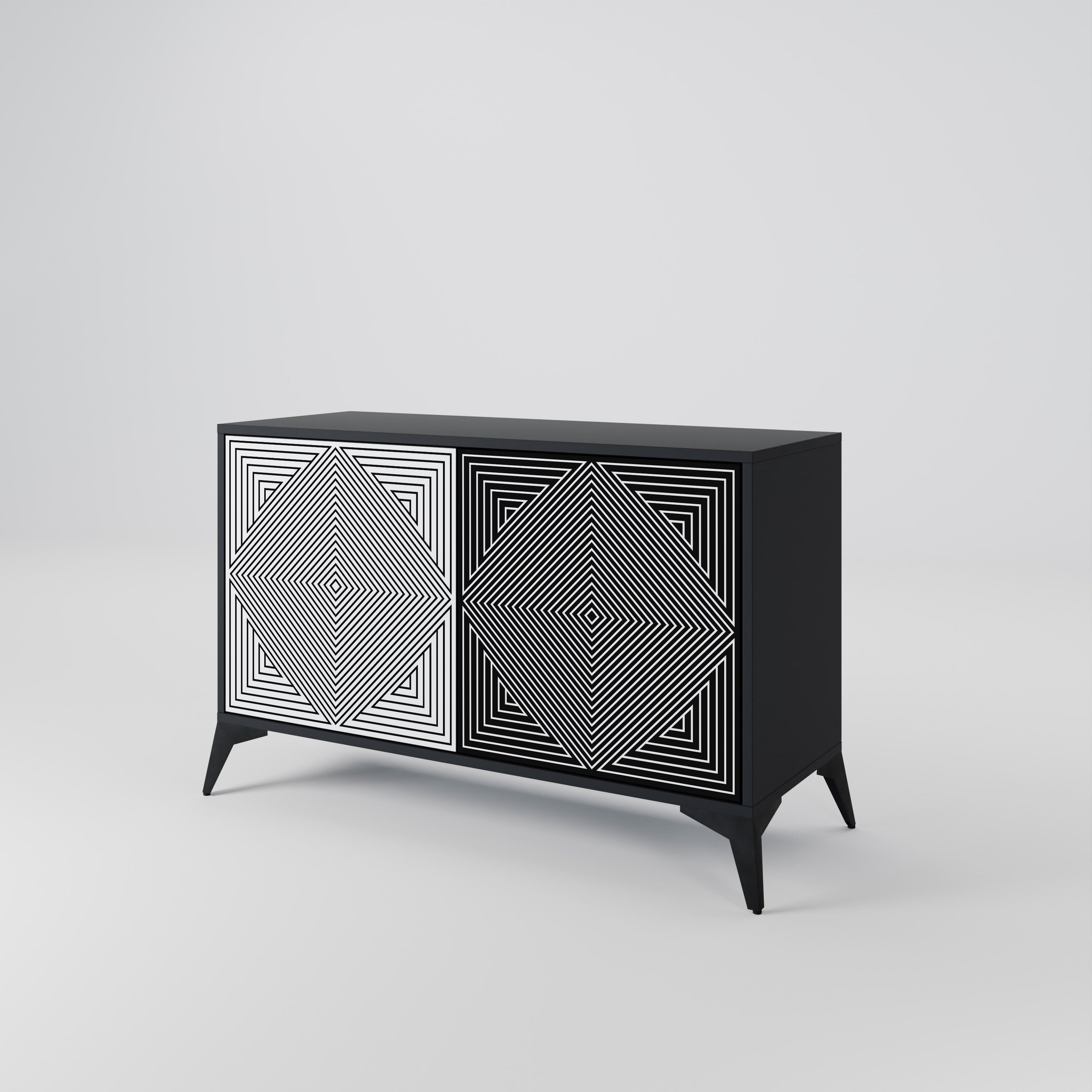 POLYGON ILLUSION 2-türiges Sideboard