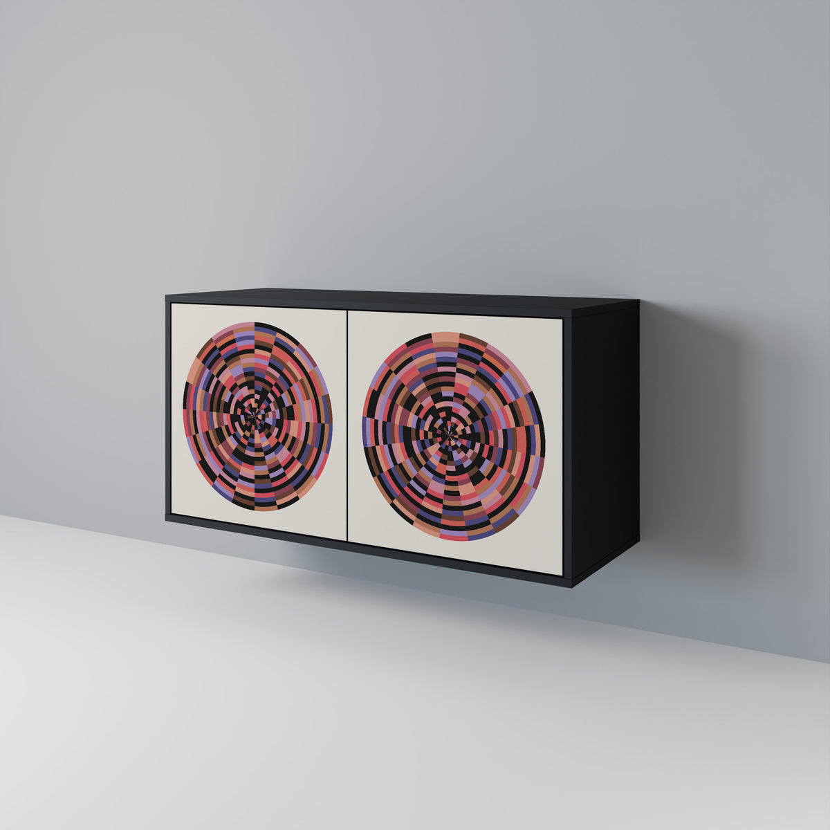 BROWN CIRCLES Μπουφές 2-θυρών