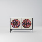 BROWN CIRCLES Aparador de 2 Puertas