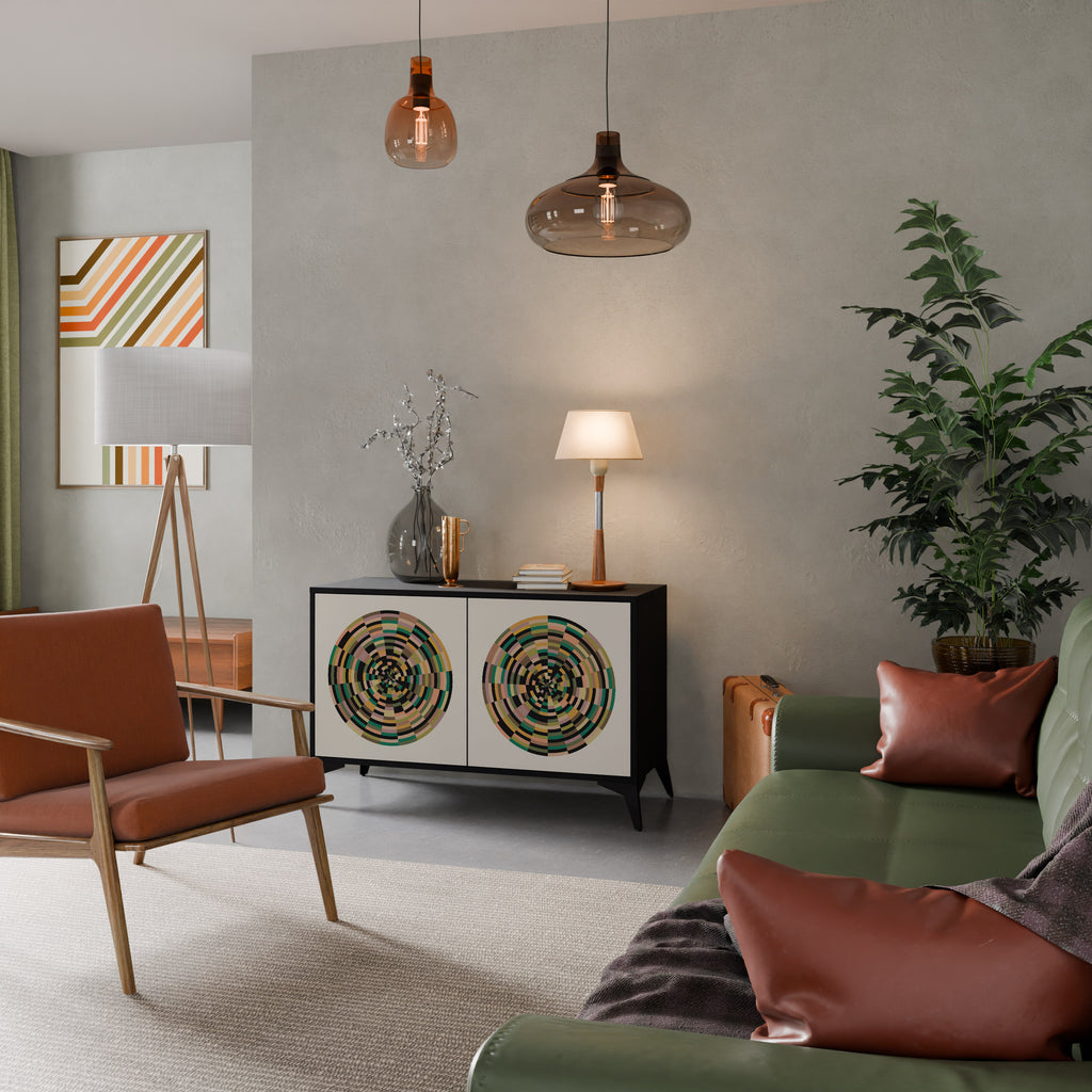 GREEN CIRCLES 2-Door Sideboard