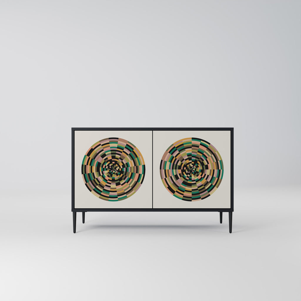 GREEN CIRCLES 2-Door Sideboard
