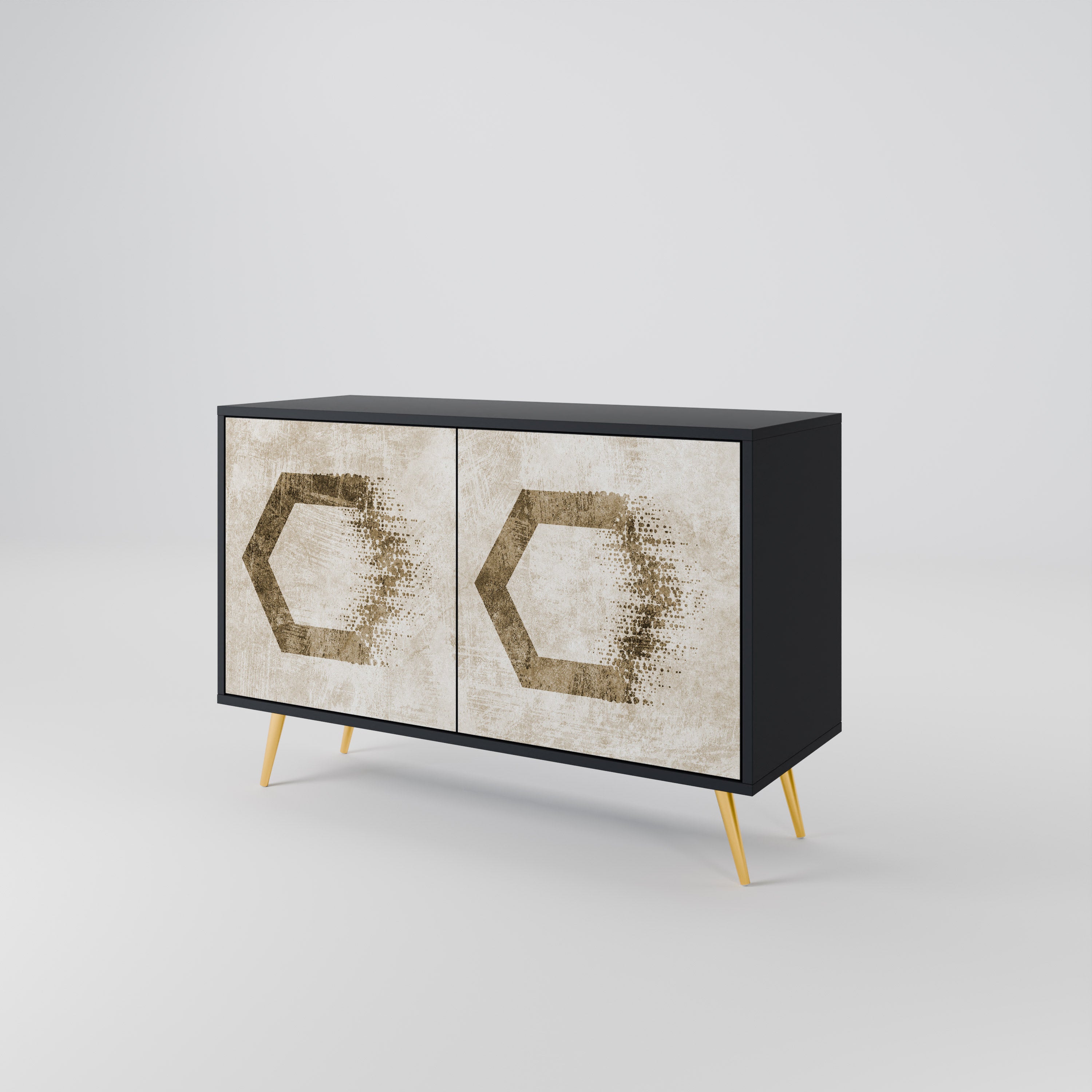 HEXAGONAL SHAPES 2-türiges Sideboard
