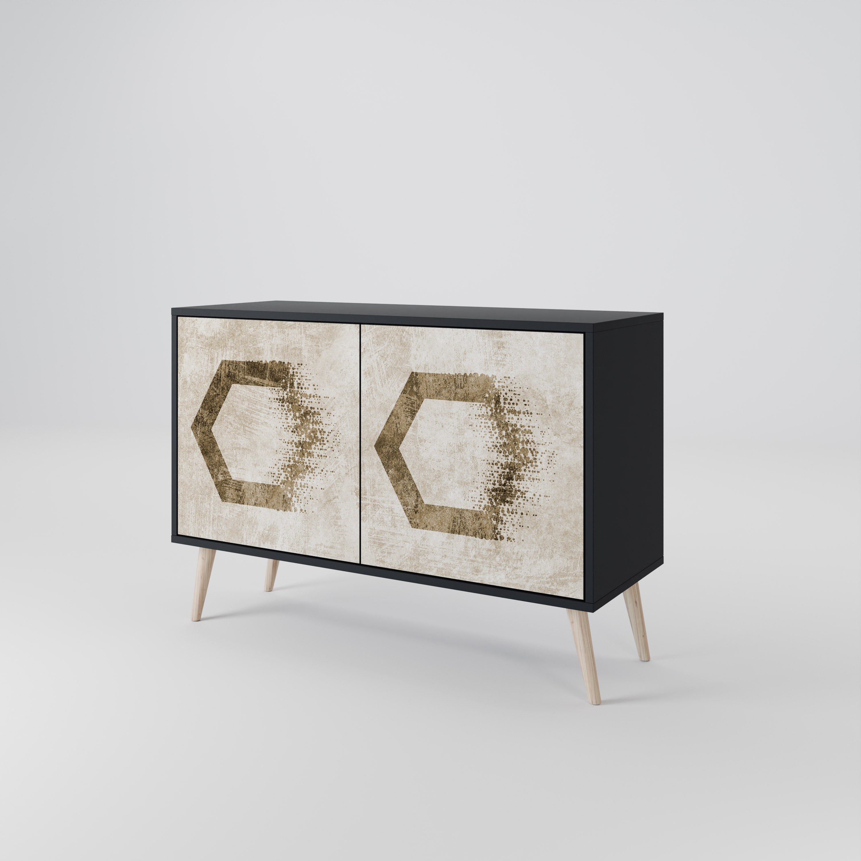 HEXAGONAL SHAPES 2-türiges Sideboard