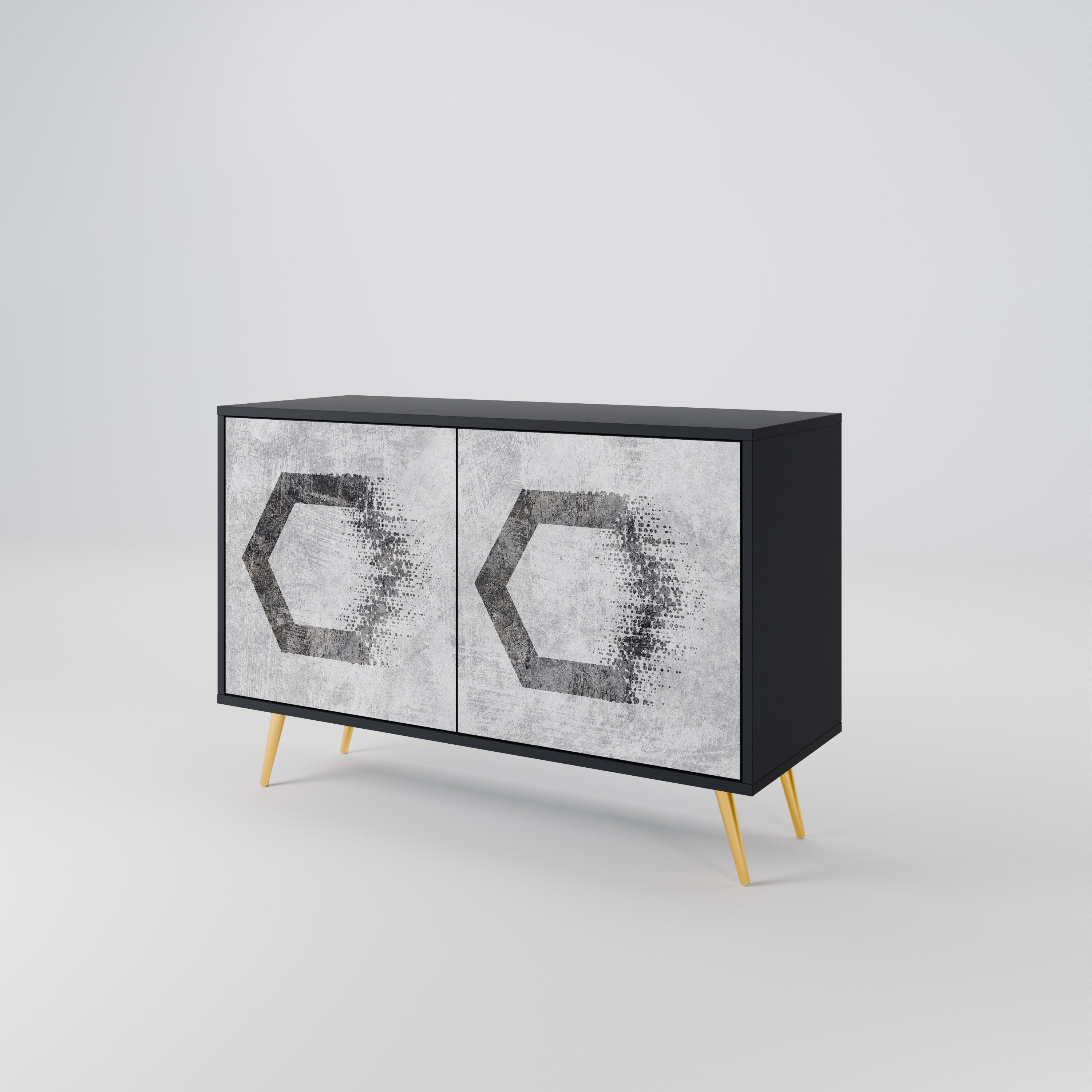 HEXAGONAL FIGURES 2-türiges Sideboard