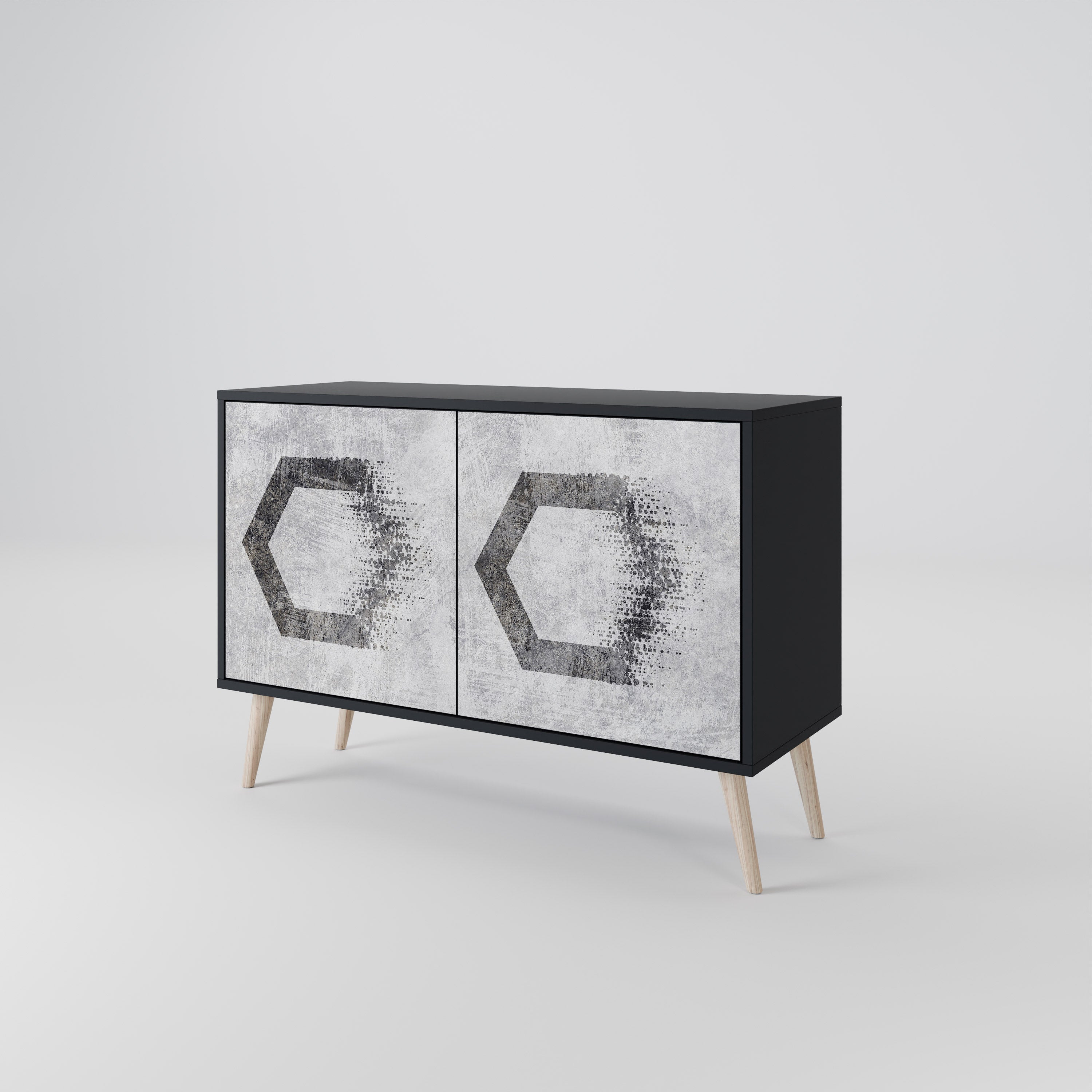 HEXAGONAL FIGURES 2-türiges Sideboard