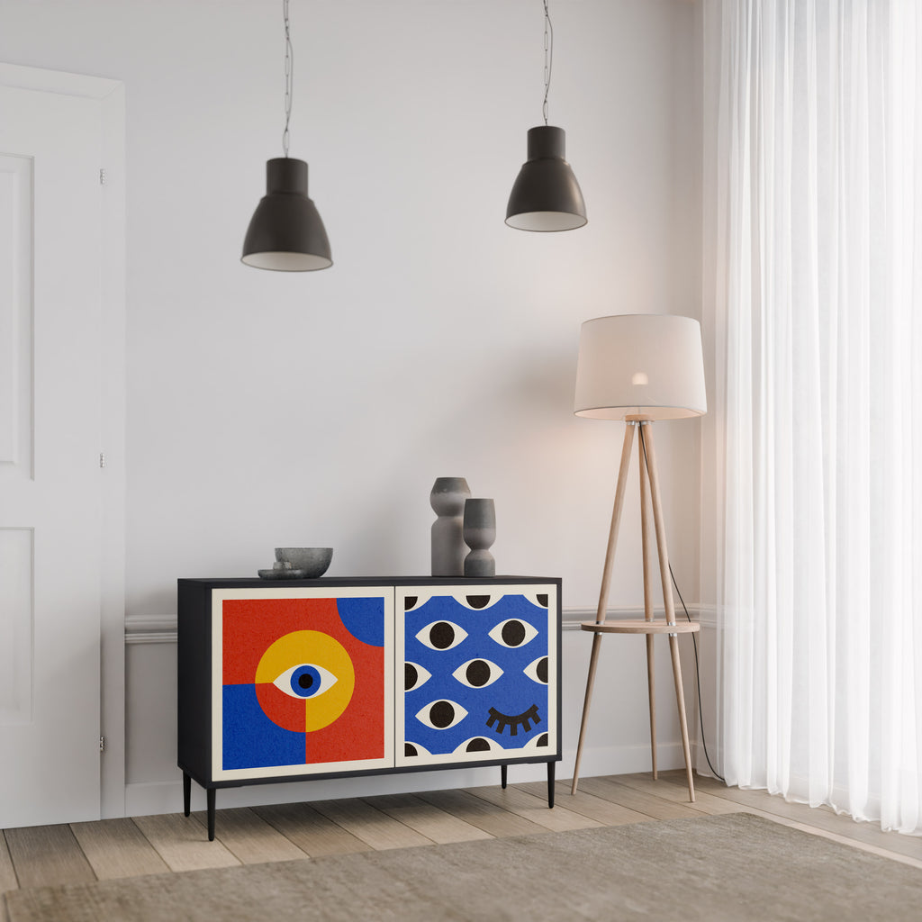 GEOMETRIC EYES 2-Door Sideboard