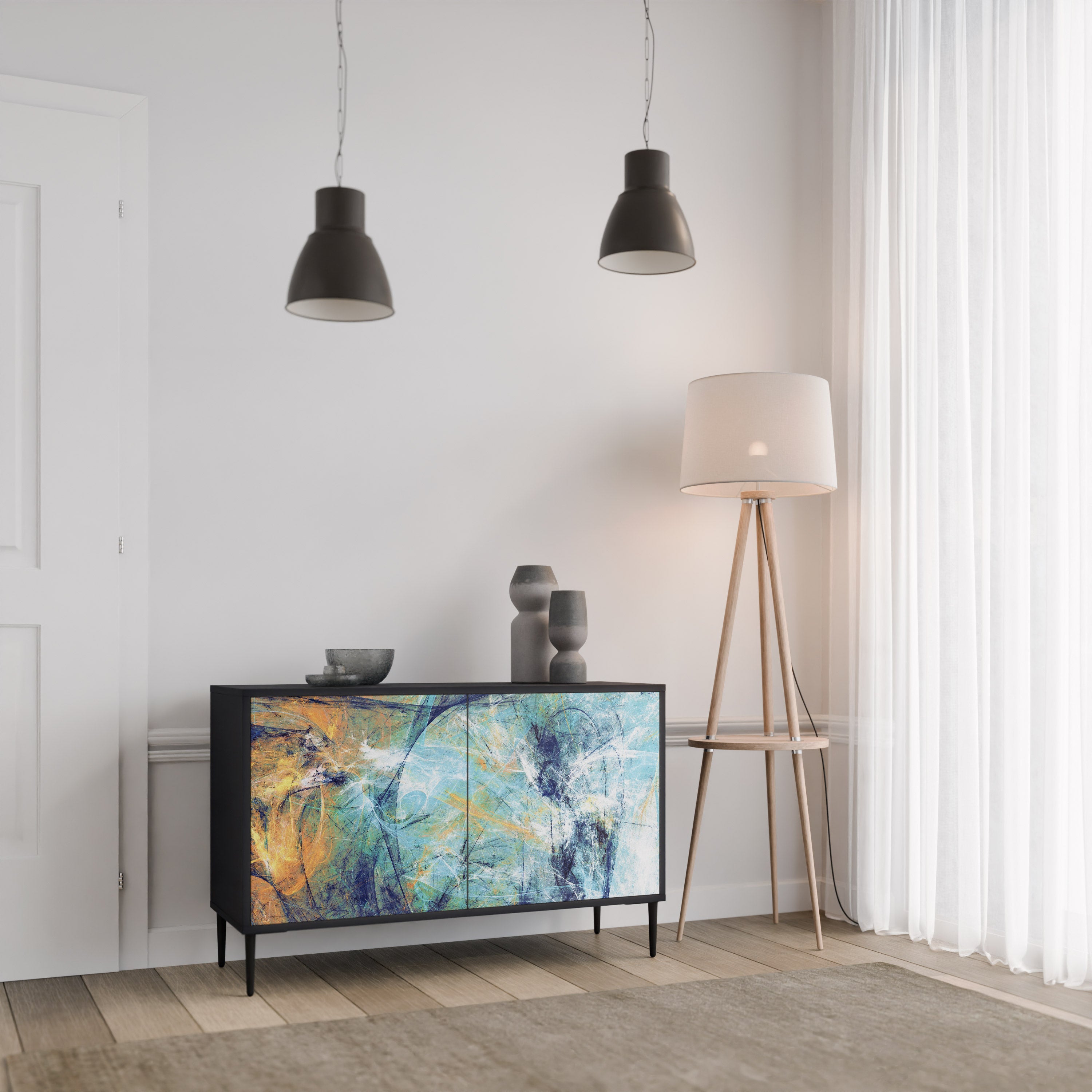 ABSTRACT THOUGHTS 2-türiges Sideboard