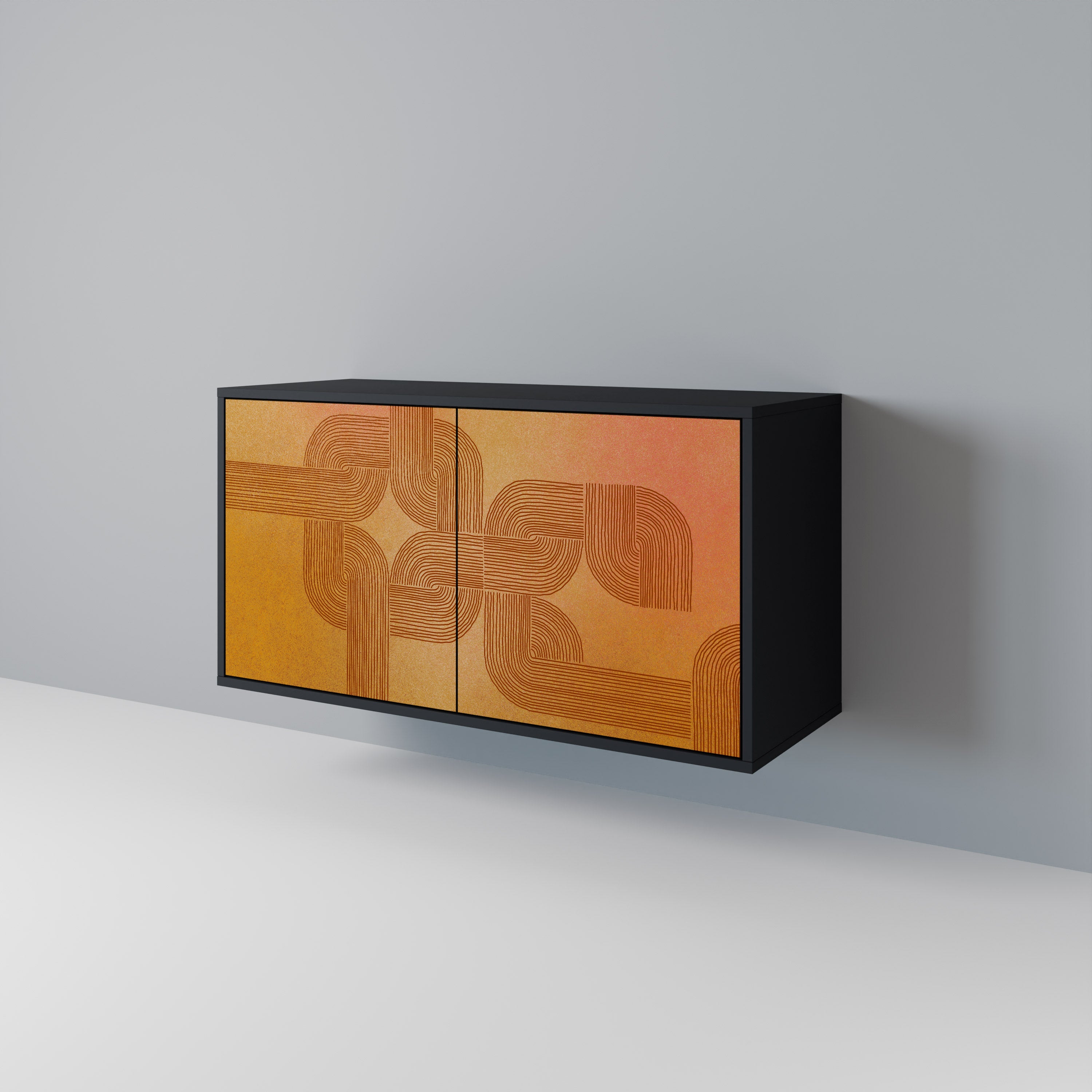 STRENGTHENING RELATION Skänk med två dörrar