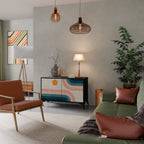 TWO HALVES Μπουφές 2-θυρών