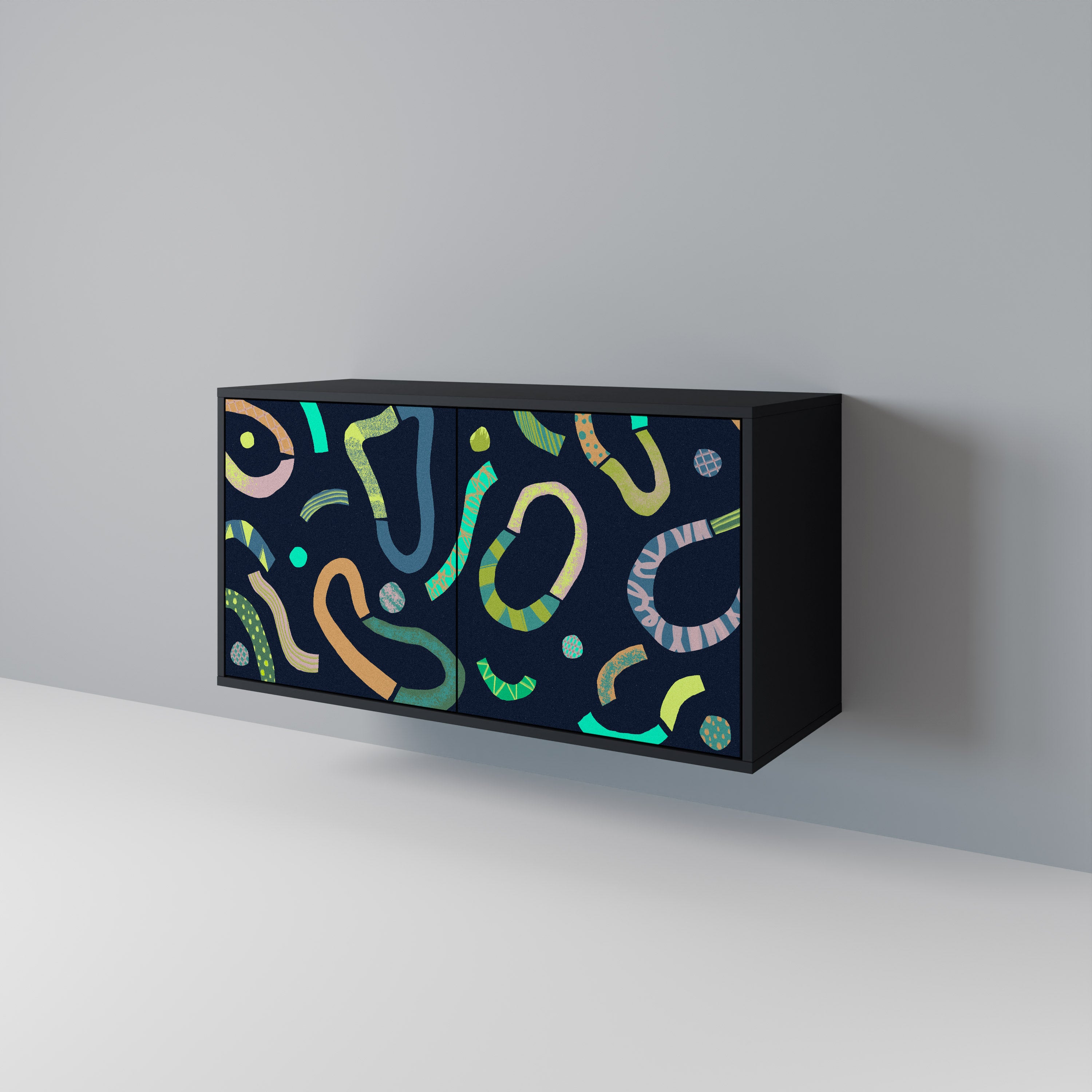 CONTRAST DANCE Skänk med två dörrar