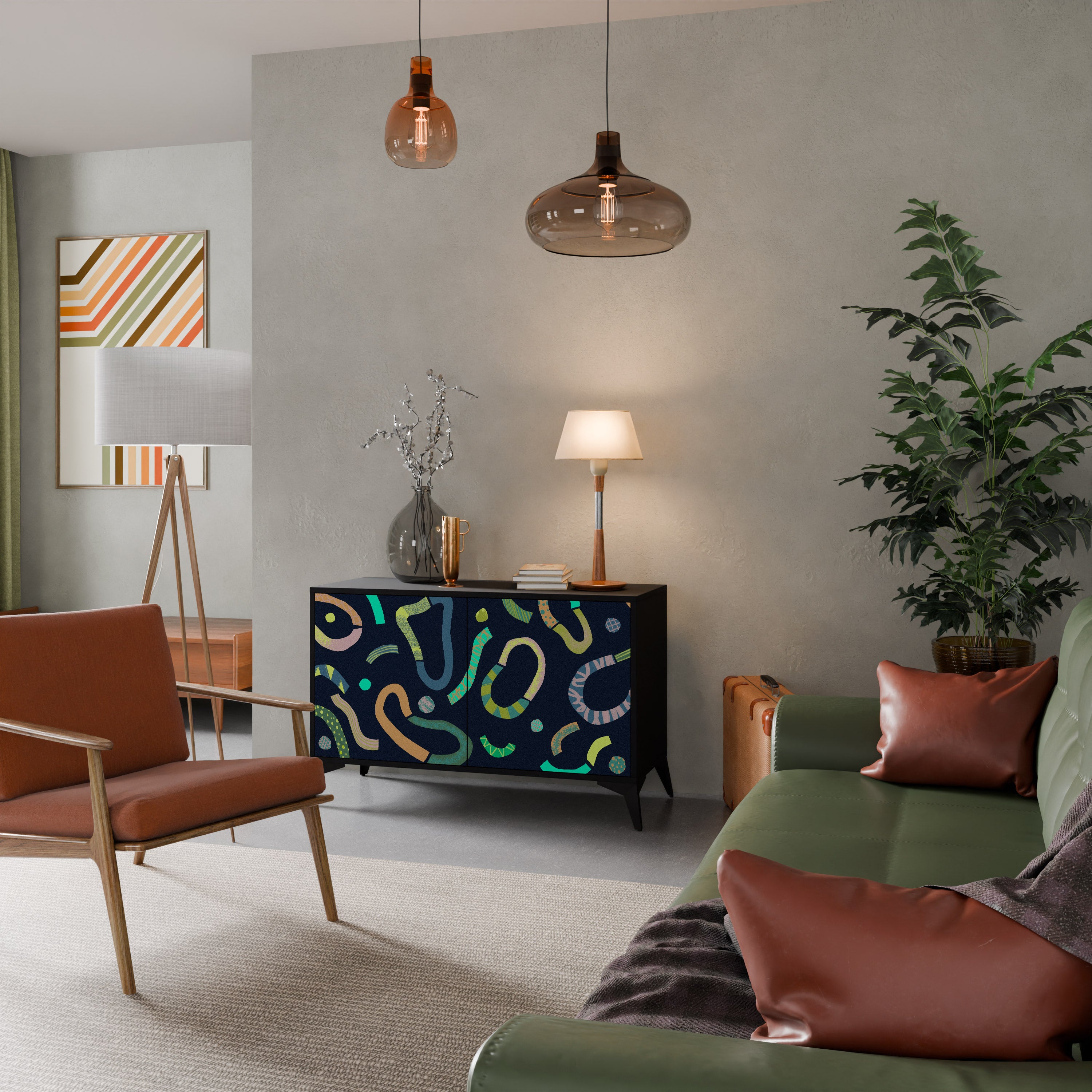 CONTRAST DANCE Μπουφές 2-θυρών