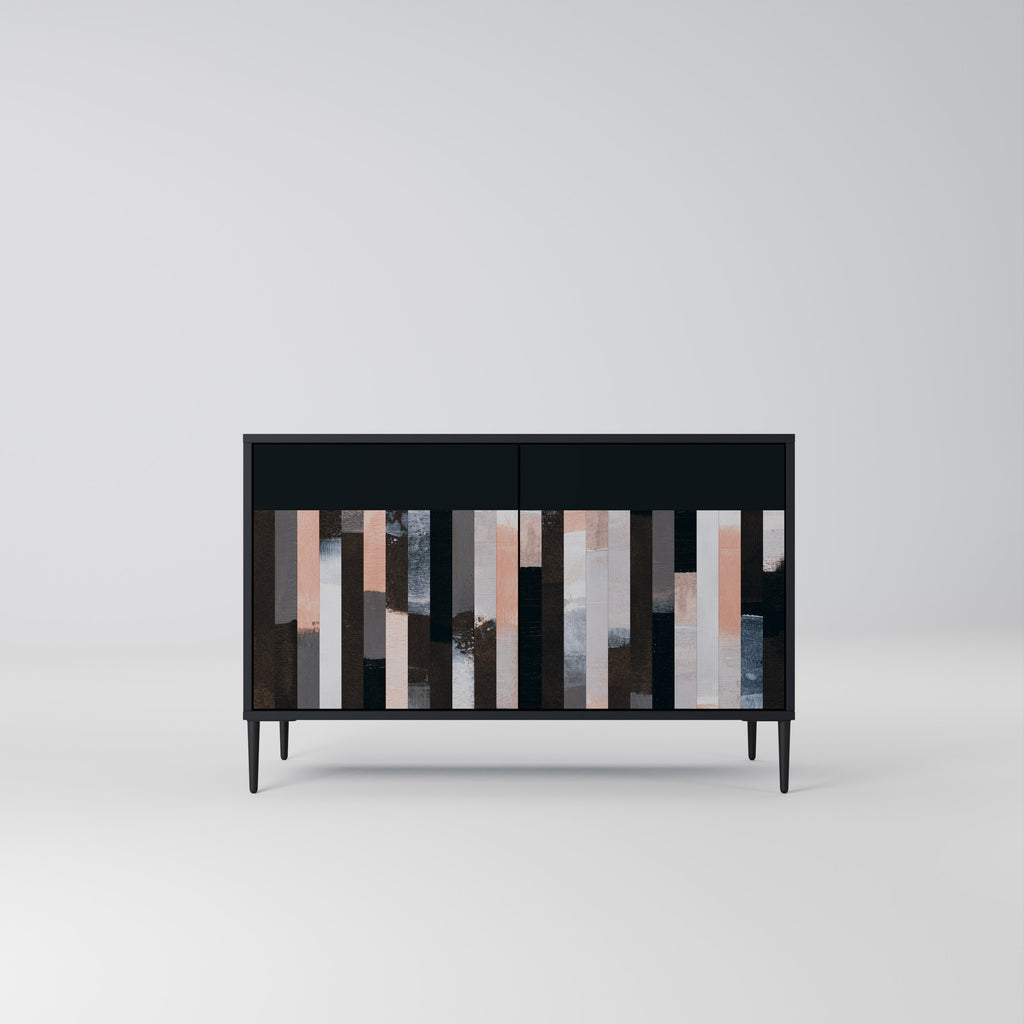COLLAGE OF RECTANGLES 2-Door Sideboard