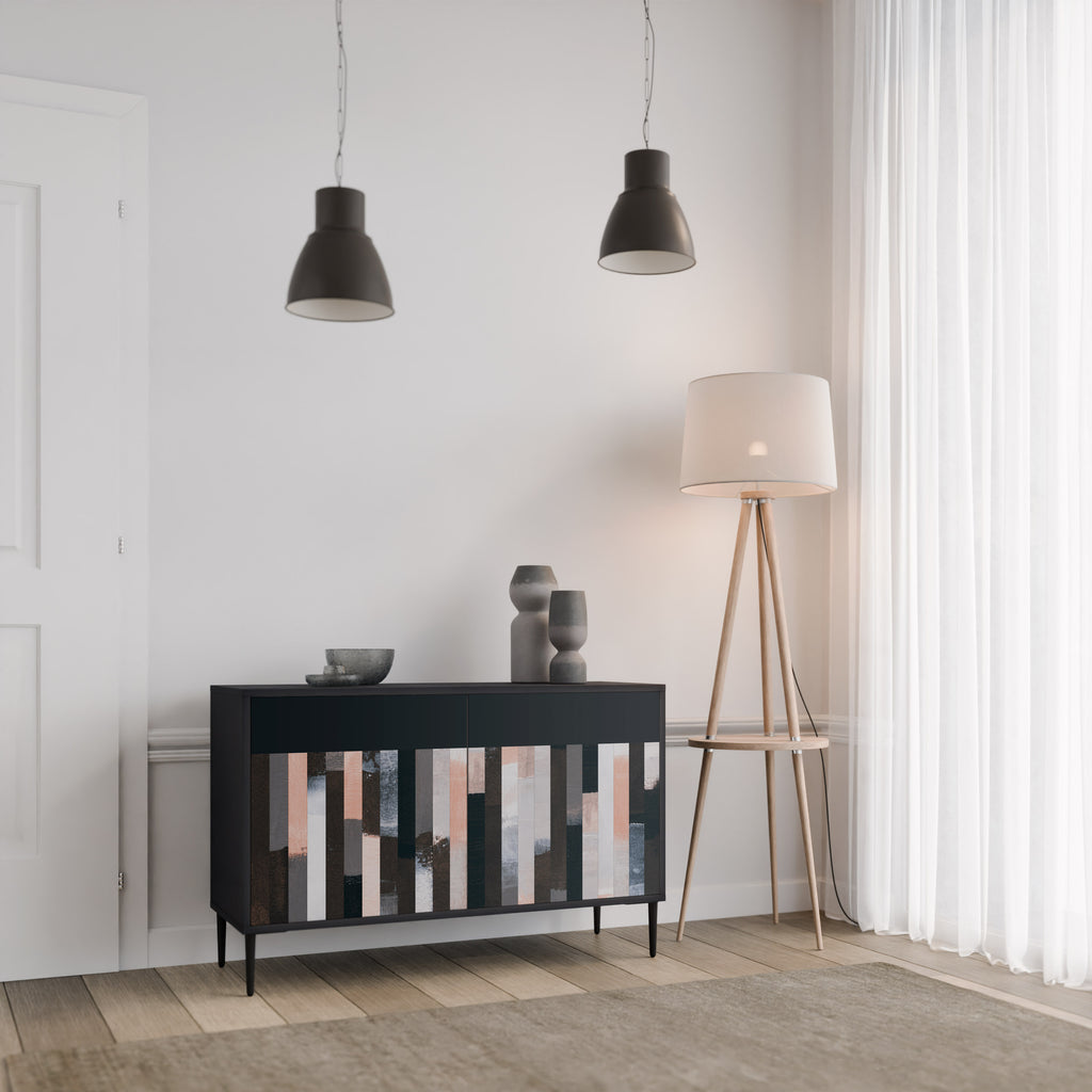 COLLAGE OF RECTANGLES 2-Door Sideboard
