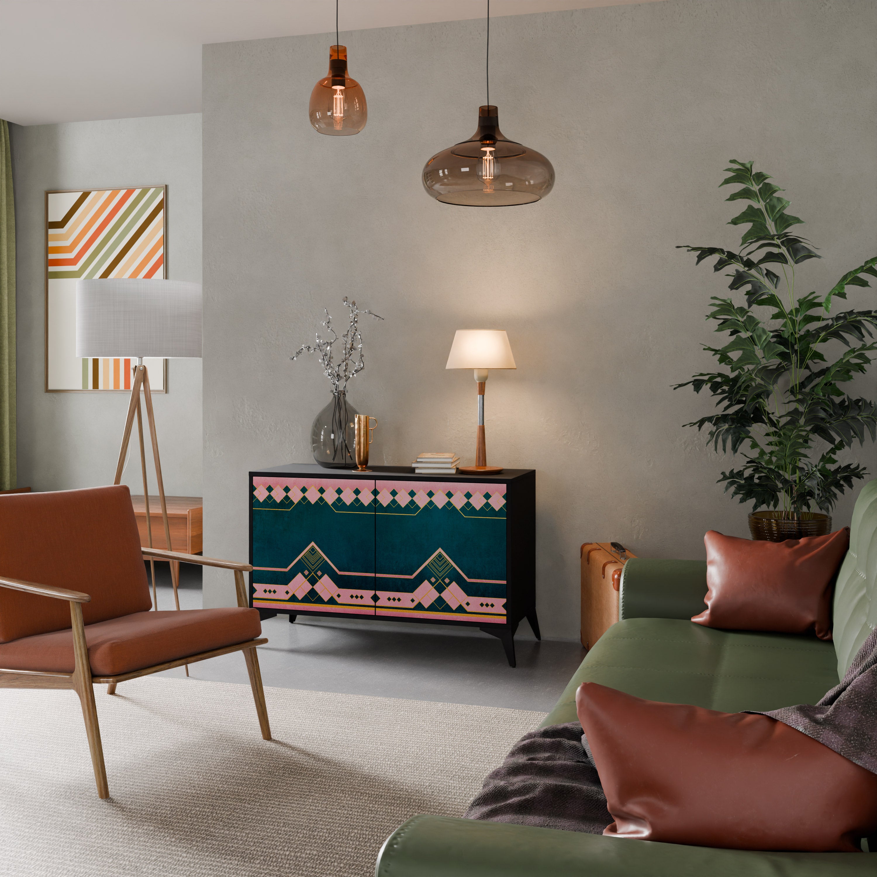 ROYAL COMPOSITION Skänk med två dörrar