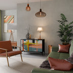 INTERSTELLAR VIBES Skänk med två dörrar