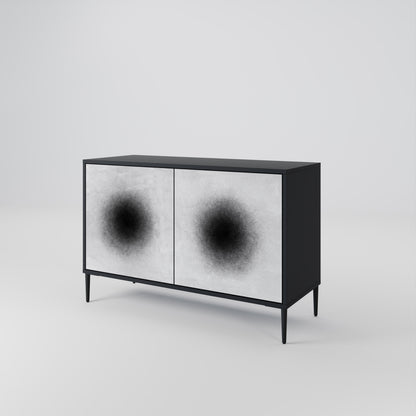 BLACK HOLE Dvoudveřová komoda