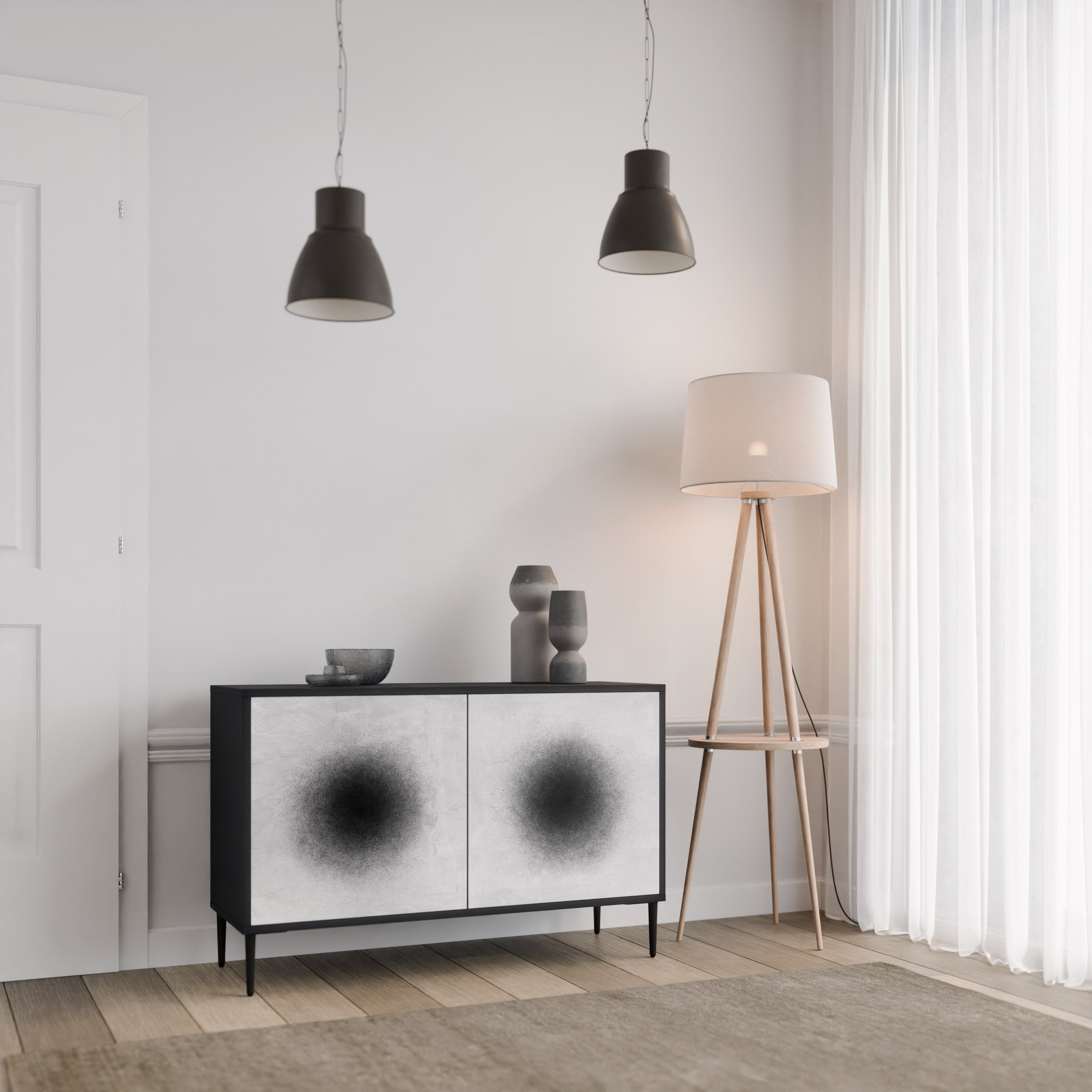 BLACK HOLE 2-türiges Sideboard