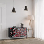 BROKEN LINES Aparador de 2 Portas