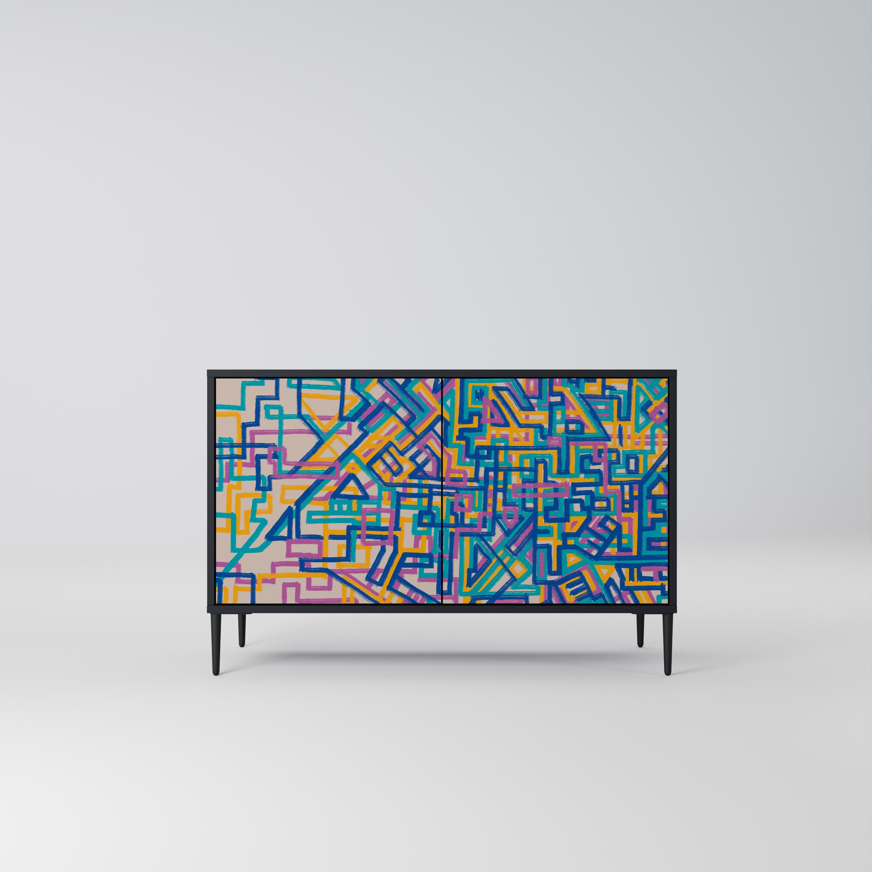 MEMORIES MAP Skänk med två dörrar