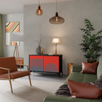 RISING GEOMETRY STARS Aparador de 2 Puertas