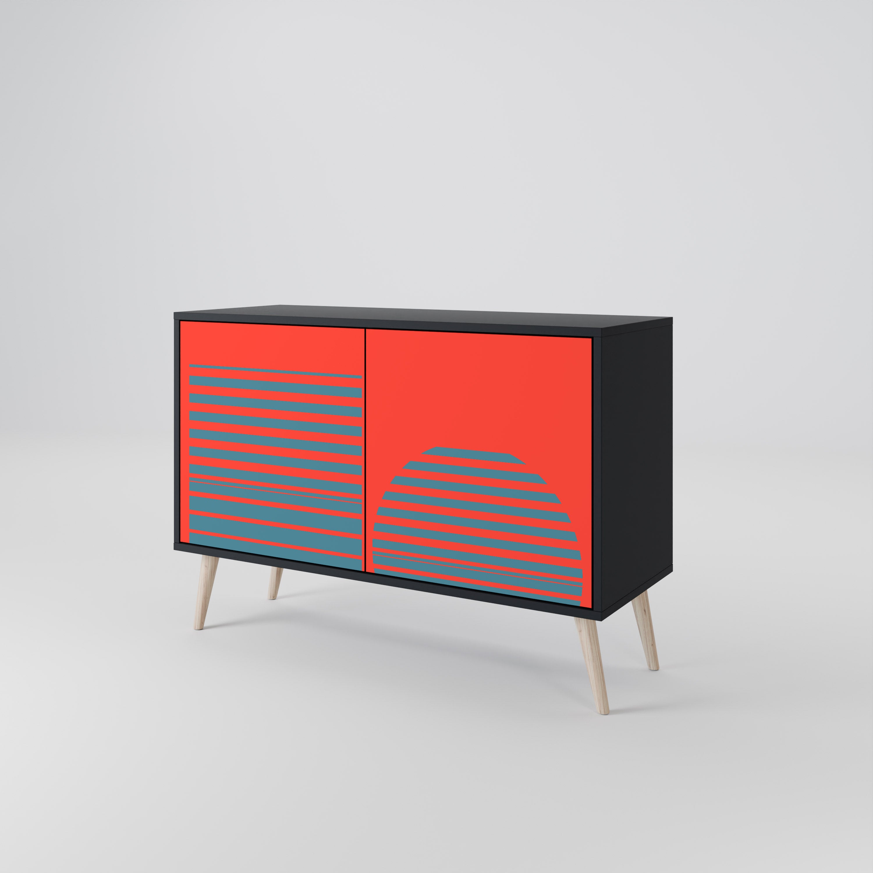 RISING GEOMETRY STARS 2-türiges Sideboard