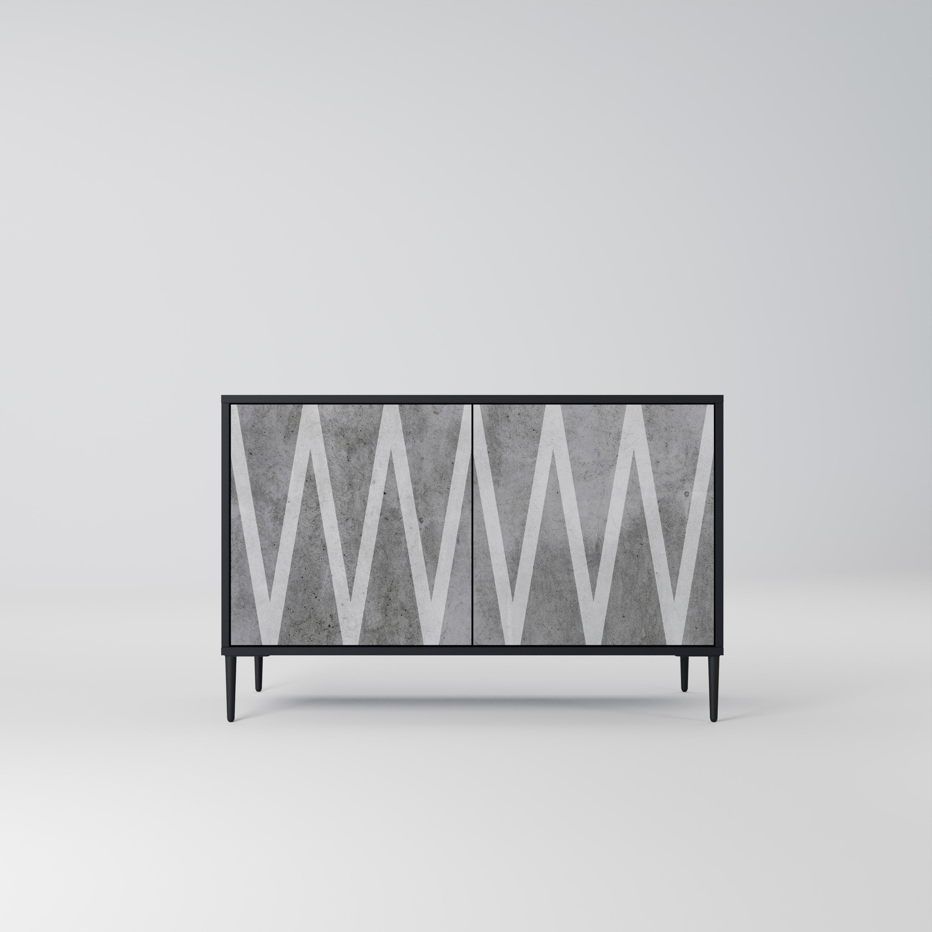 SOLID ZIG ZAG 2-Door Sideboard