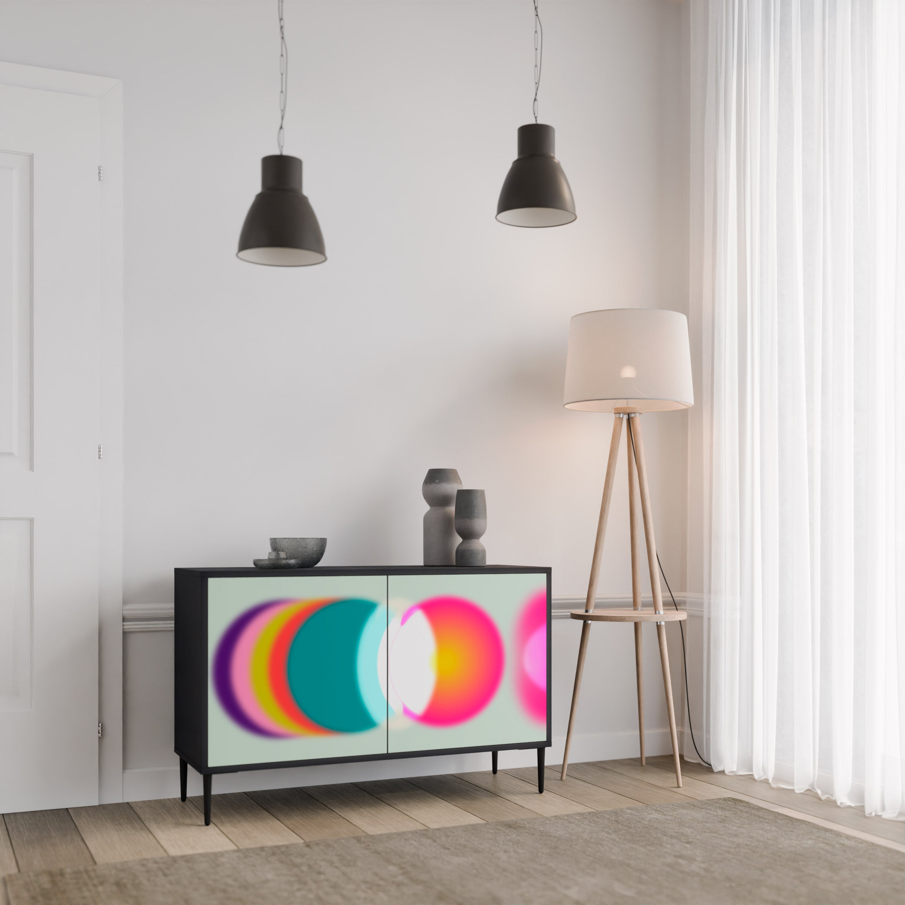 SYMPHONY OF COLORS 2-türiges Sideboard