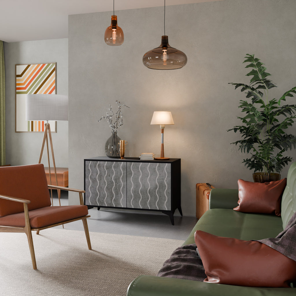 WAVES OF CONCRETE 2-türiges Sideboard