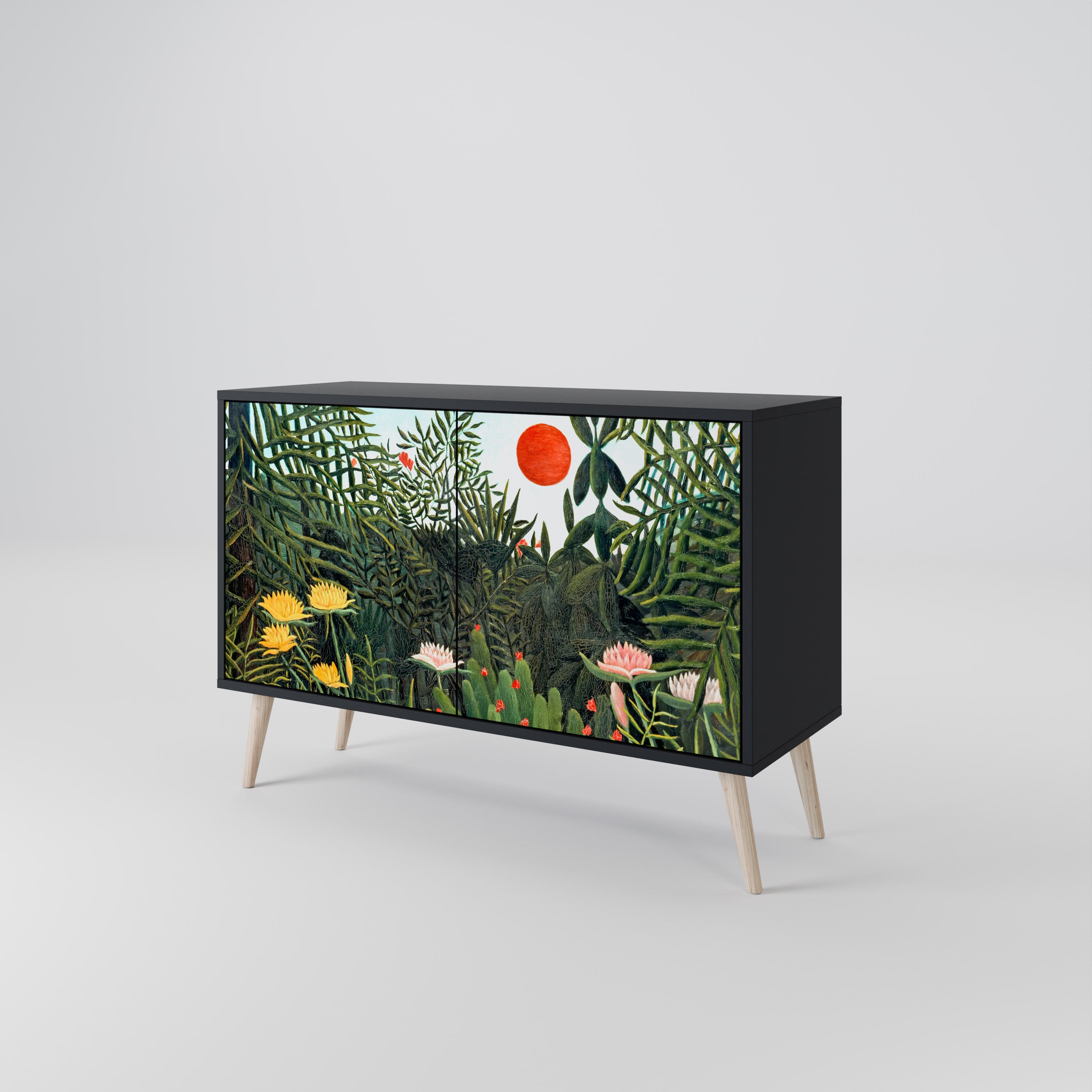 VIRGIN FOREST WITH SUNSET 2-türiges Sideboard