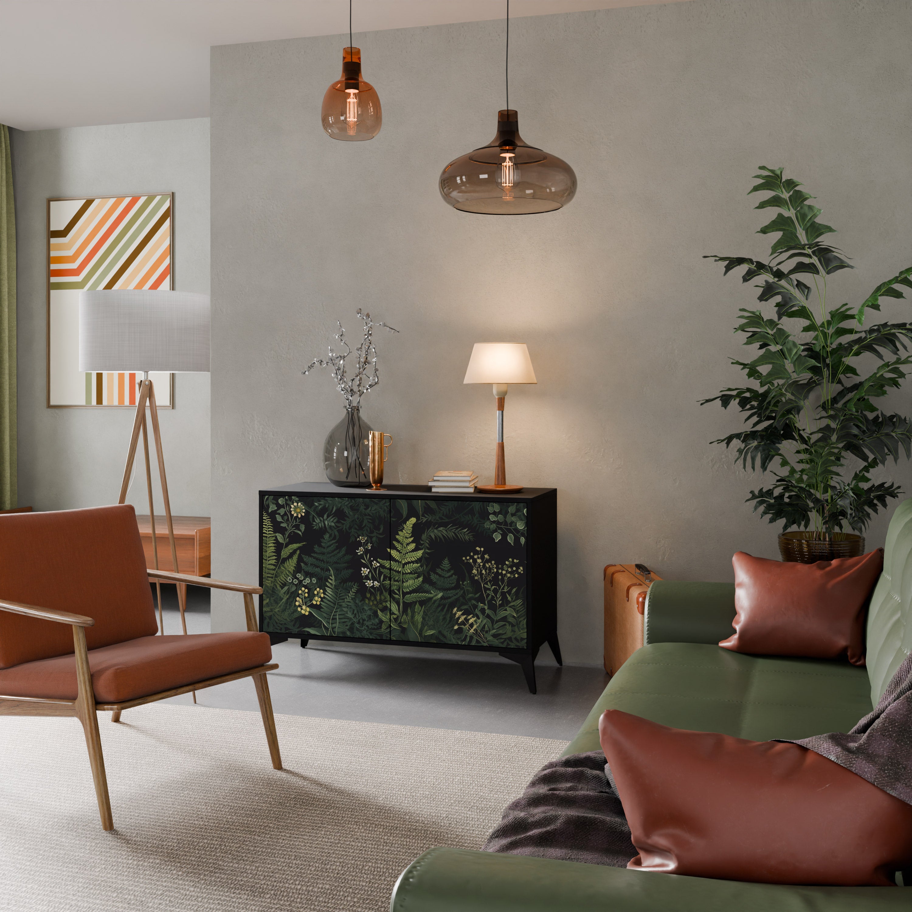 FERN FLOWERS 2-Door Sideboard