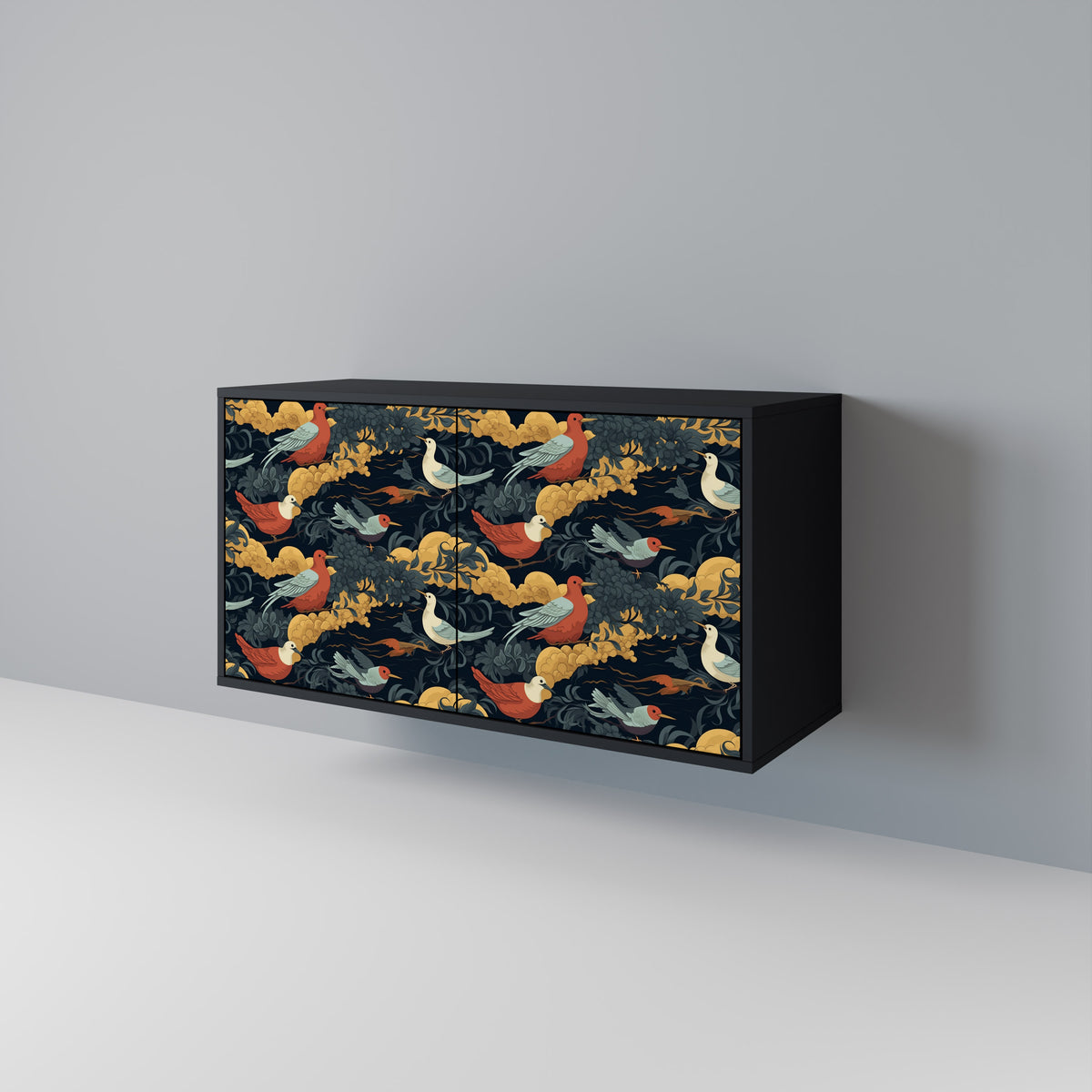 FOWLY DAZE Aparador de 2 Portas