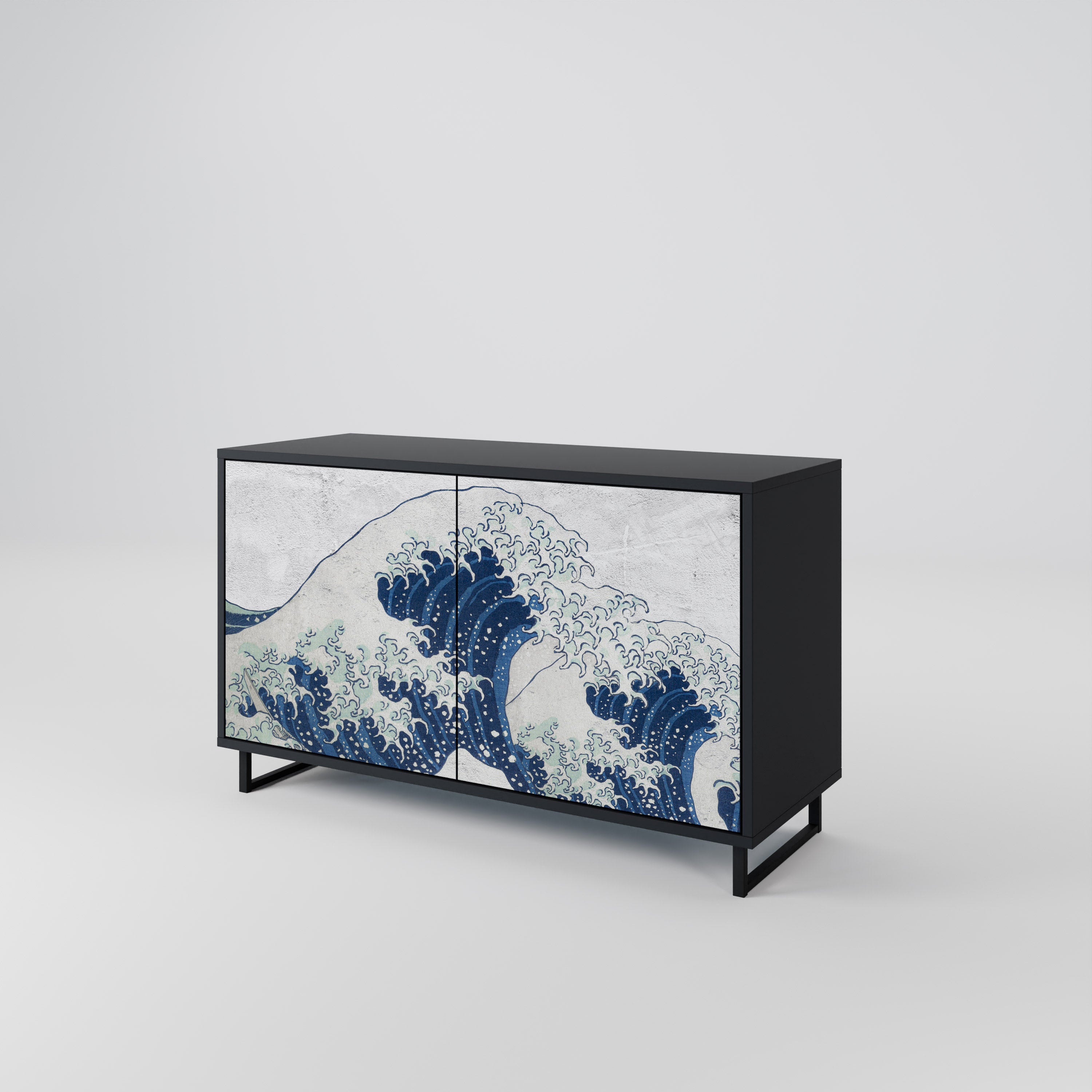 THE GREAT WAVE AT KANAGAWA 2-Door Sideboard